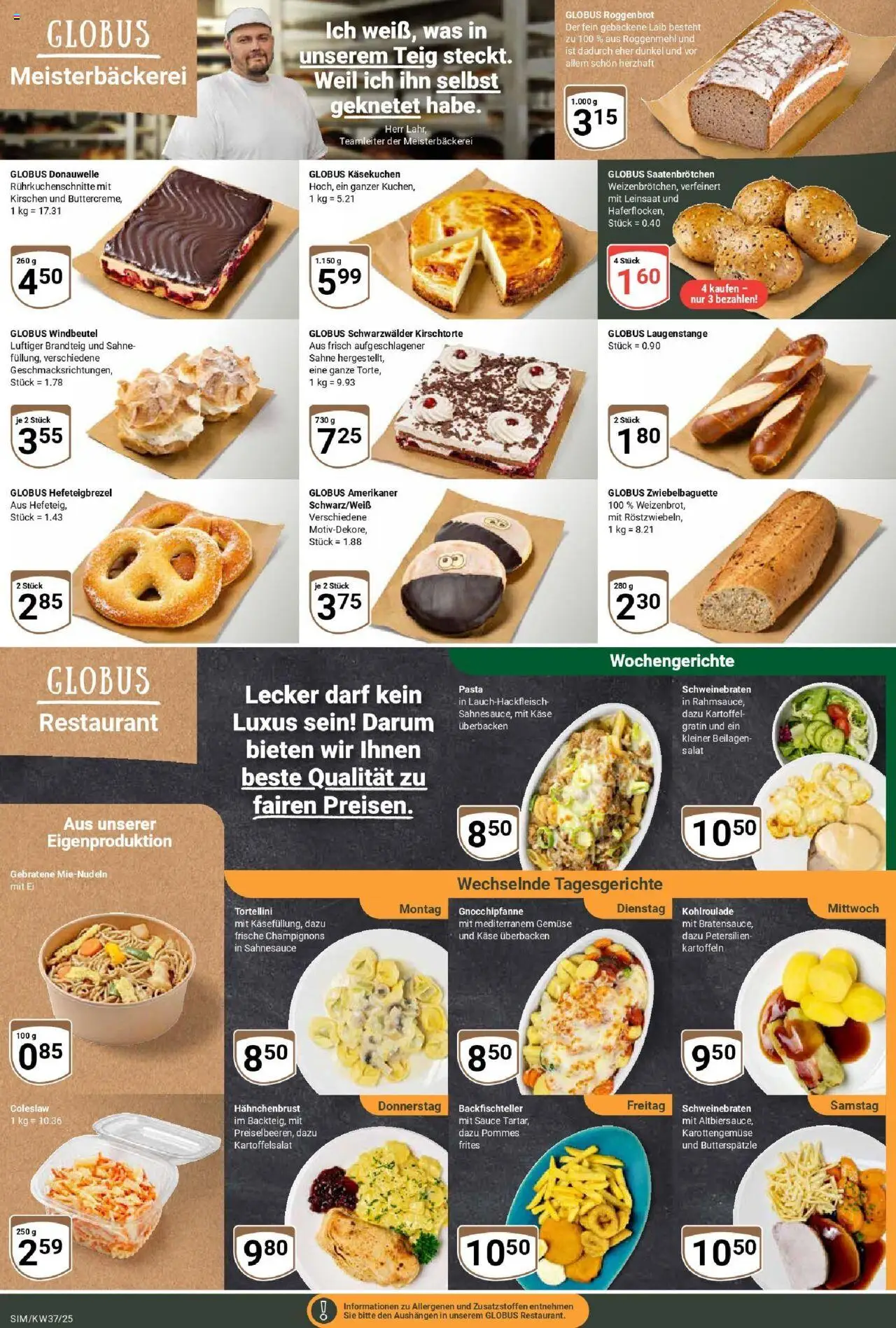Globus prospekt Simmern	 – gültig ab 07.09.2025 | Seite: 7 | Produkte: Kirschen, Champignons, Frische champignons, Sahne