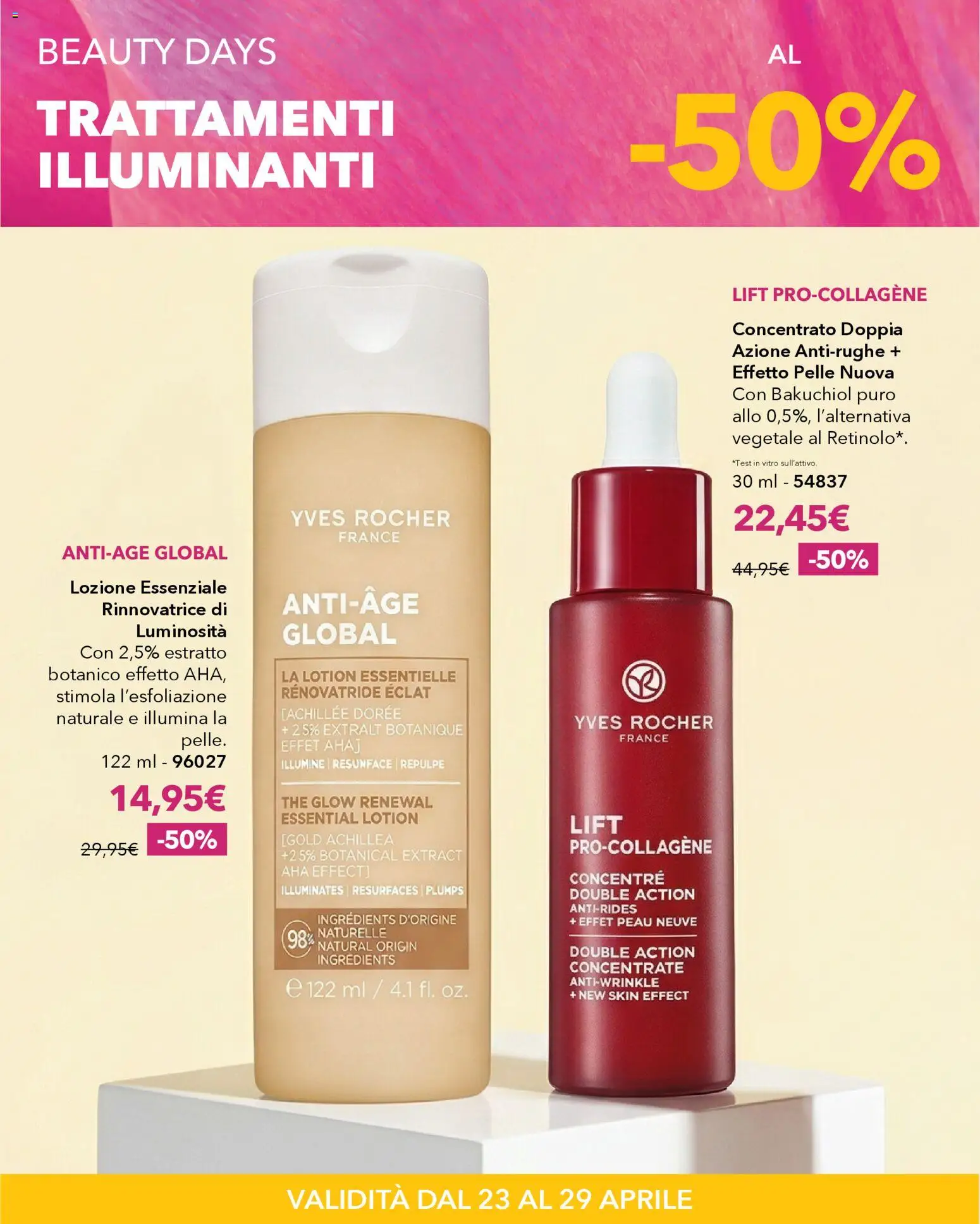 Volantino Yves Rocher del 23.04.2026 | Pagina: 4 | Prodotti: The