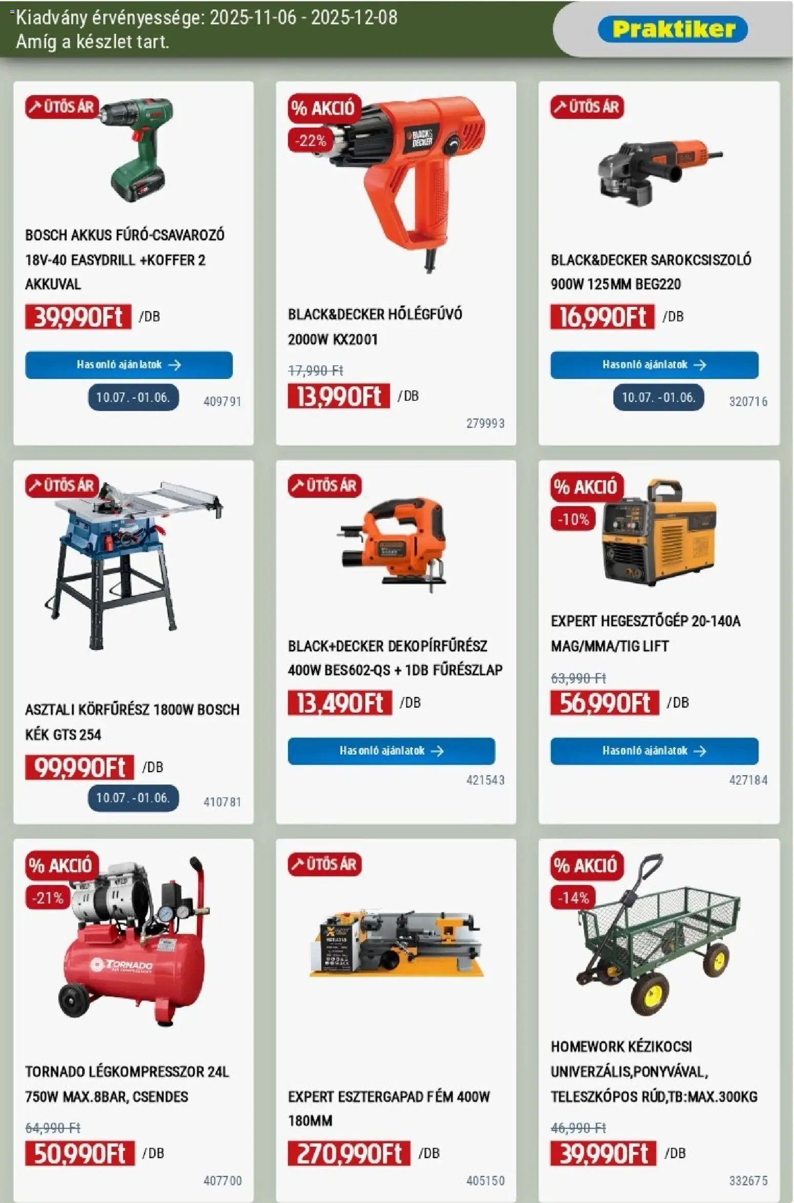 Praktiker akciós ujság - amely érvényes a következő dátumtól: 06.11.2025 | Oldal: 25