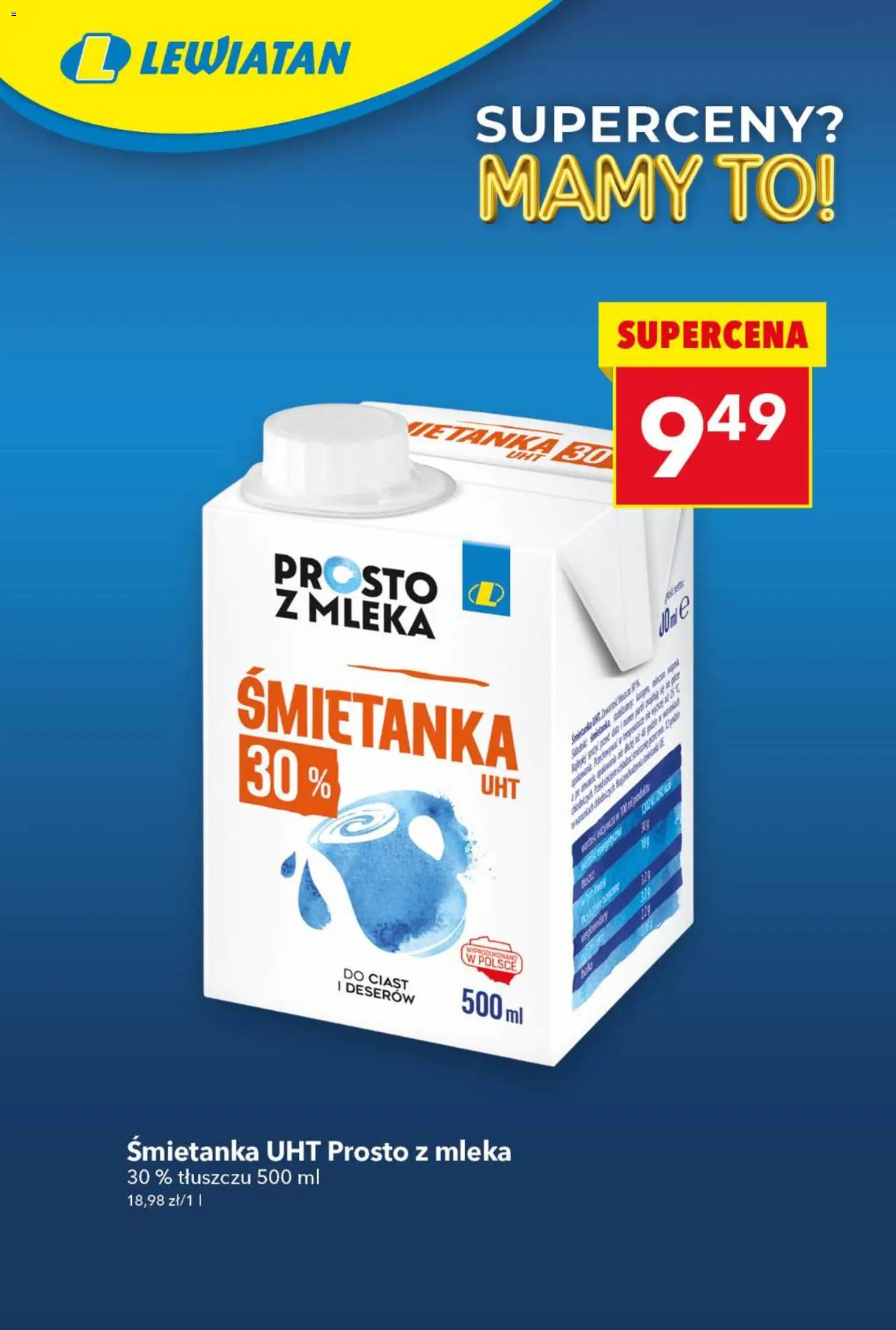 Lewiatan gazetka - Superceny od 09.04.2026 | Strona: 12 | Produkty: Mleka