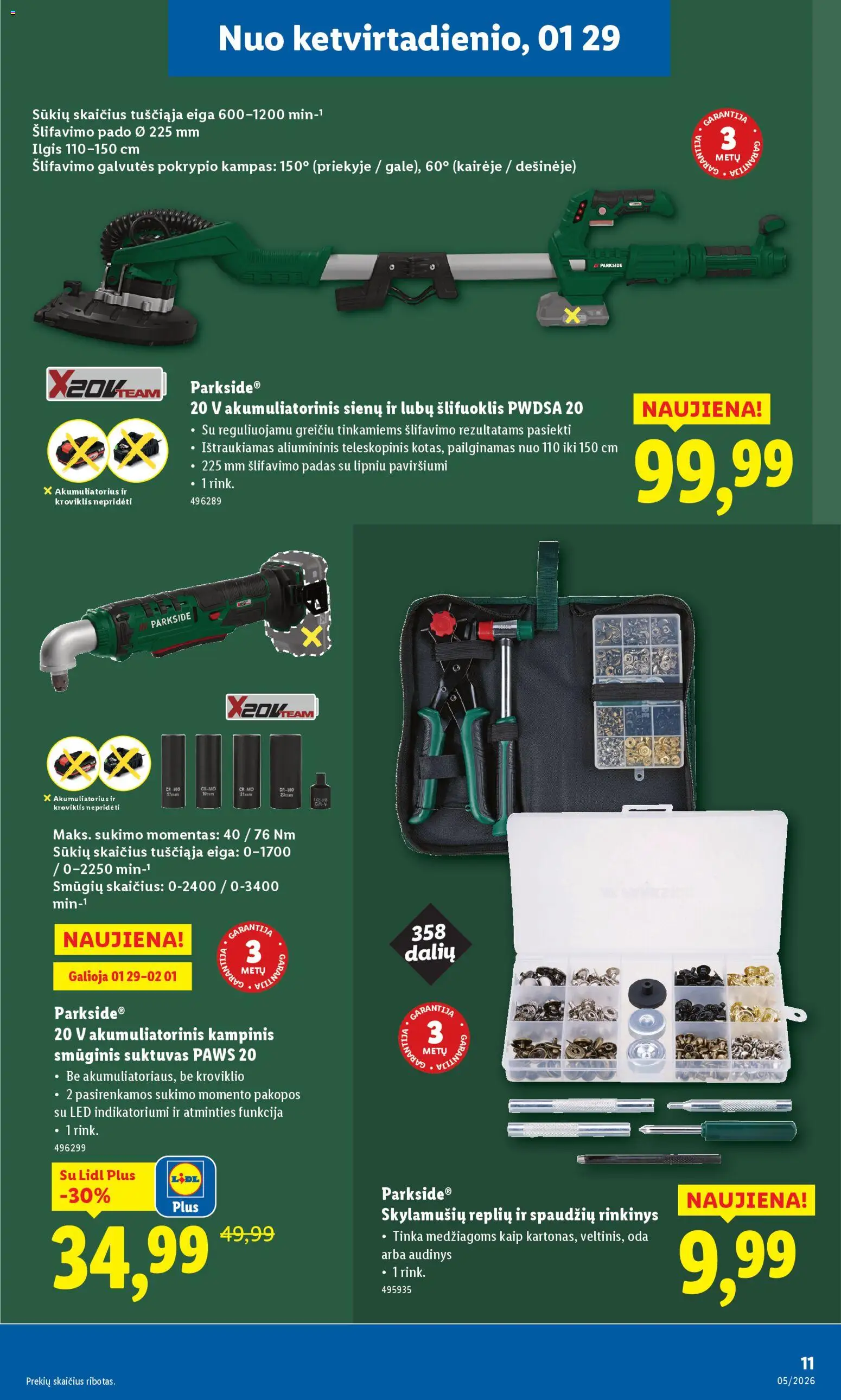 LIDL akcijos nuo 26.01.2026 | Puslapis: 11