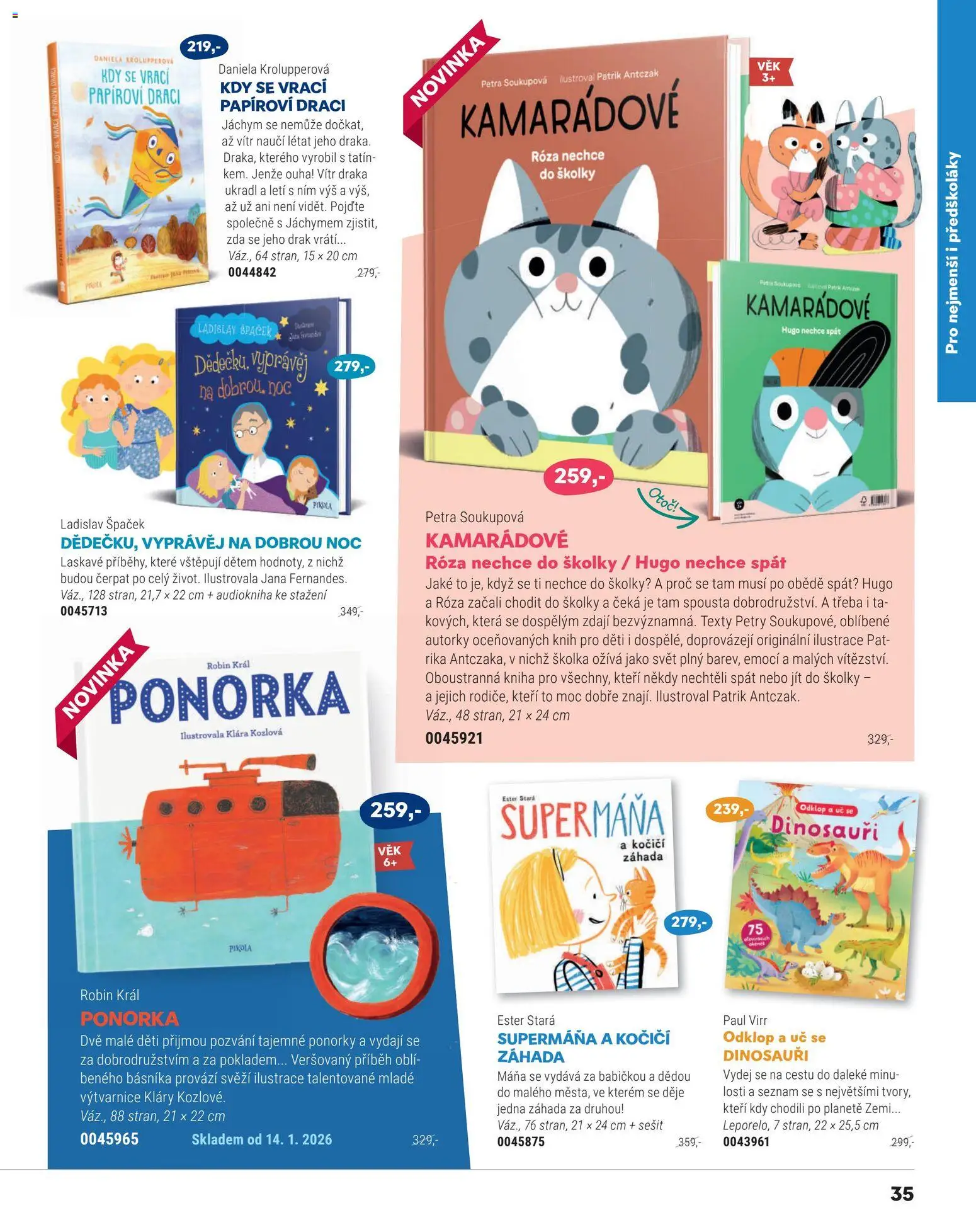 Luxor leták od 01.01.2026 | Strana: 35 | Produkty: Kniha, Sešit, Pikola, Mana