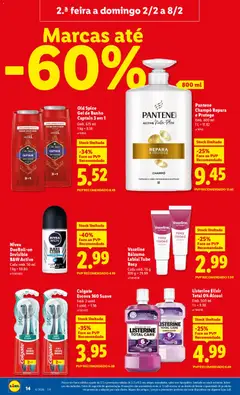 Pré-visualização Lidl folheto válido de 02.02.2026 | Página: 14 | Produtos: Perfume, Shampoo, Gel de banho, Banho