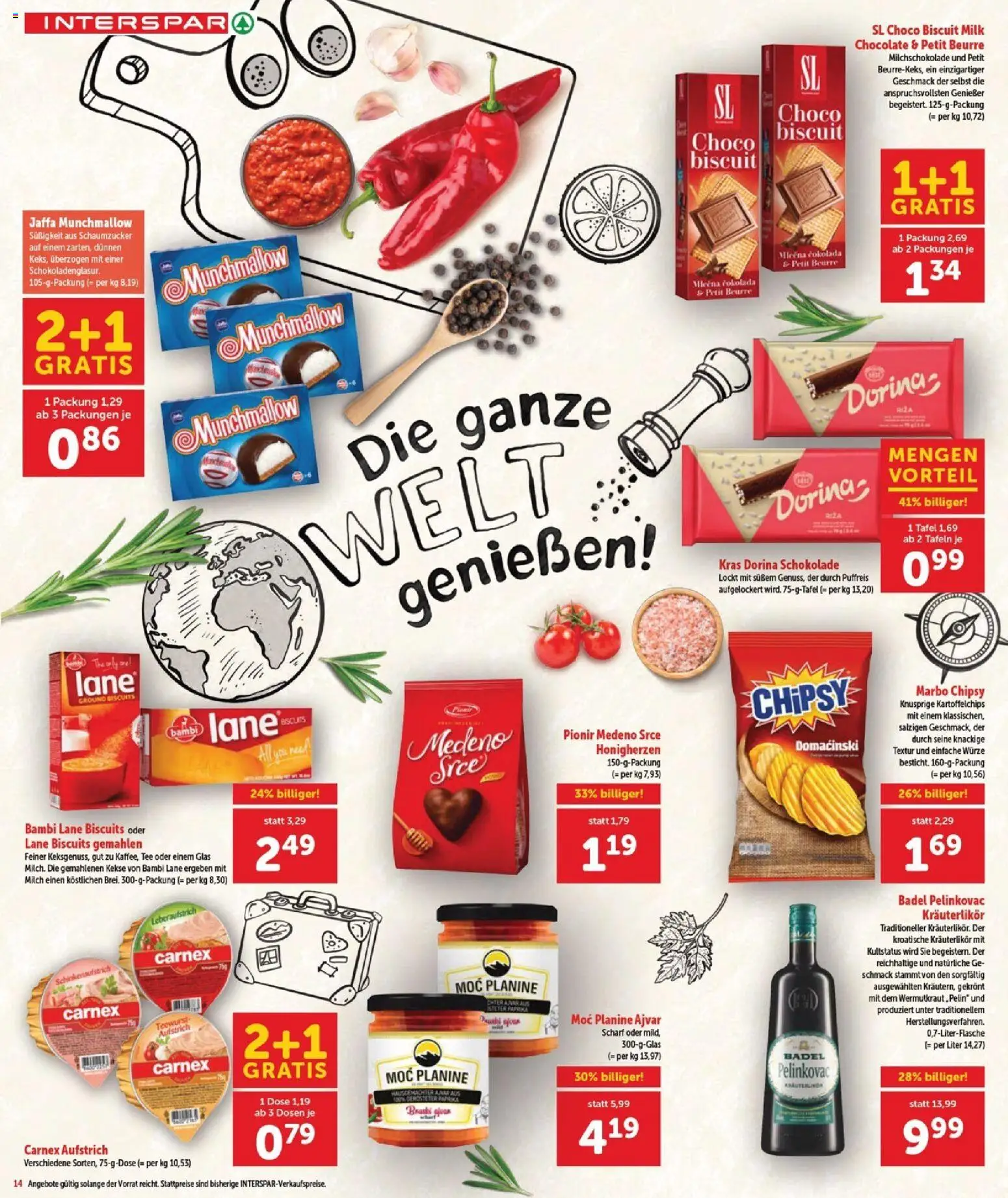 Interspar Flugblatt - Burgenland gültig ab 26.03.2026 | Seite: 16 | Produkte: Kekse, Milch, Schokolade, Tee