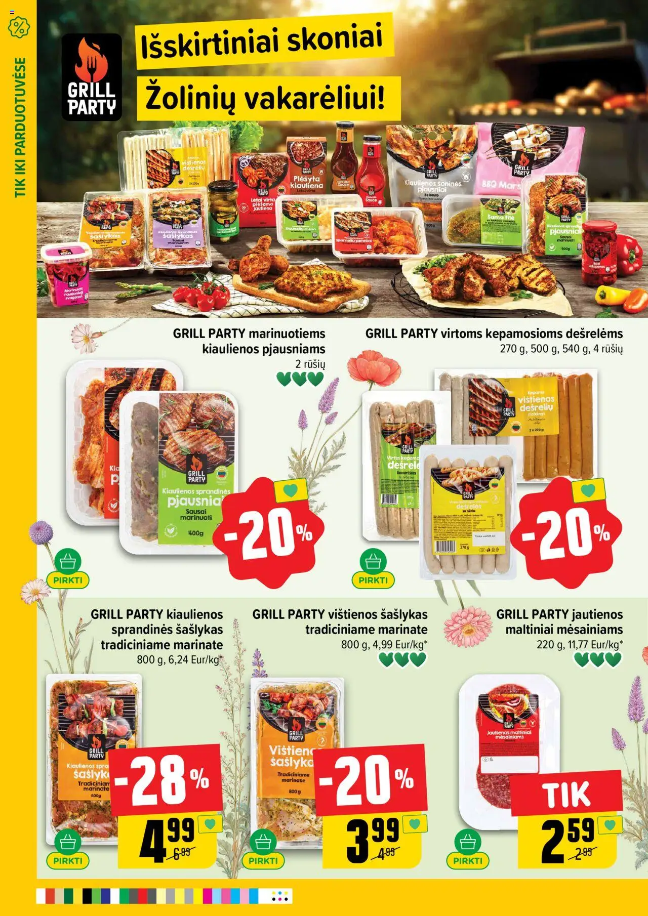 IKI - Leidinys│galioja nuo 11.08.2025 | Puslapis: 22 | Prekių: Vištienos, Jautienos, Dešrelės, Kiauliena