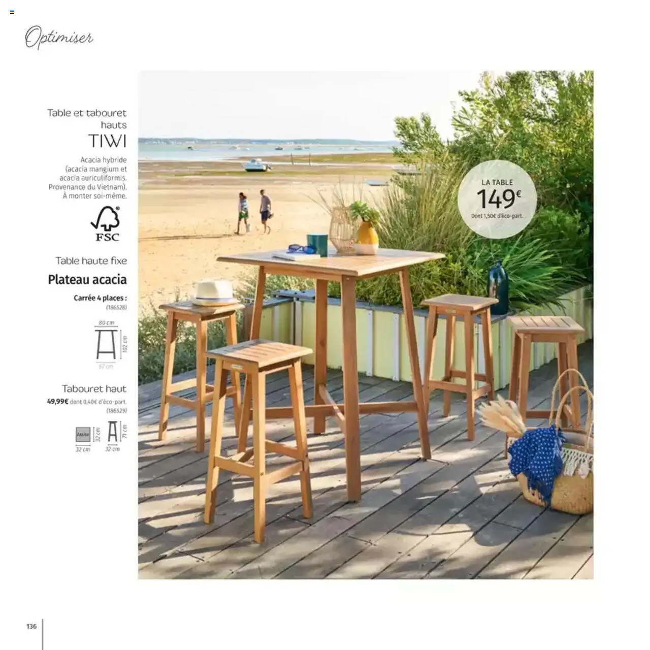  | Page: 136 | Produits: Plateau, Table