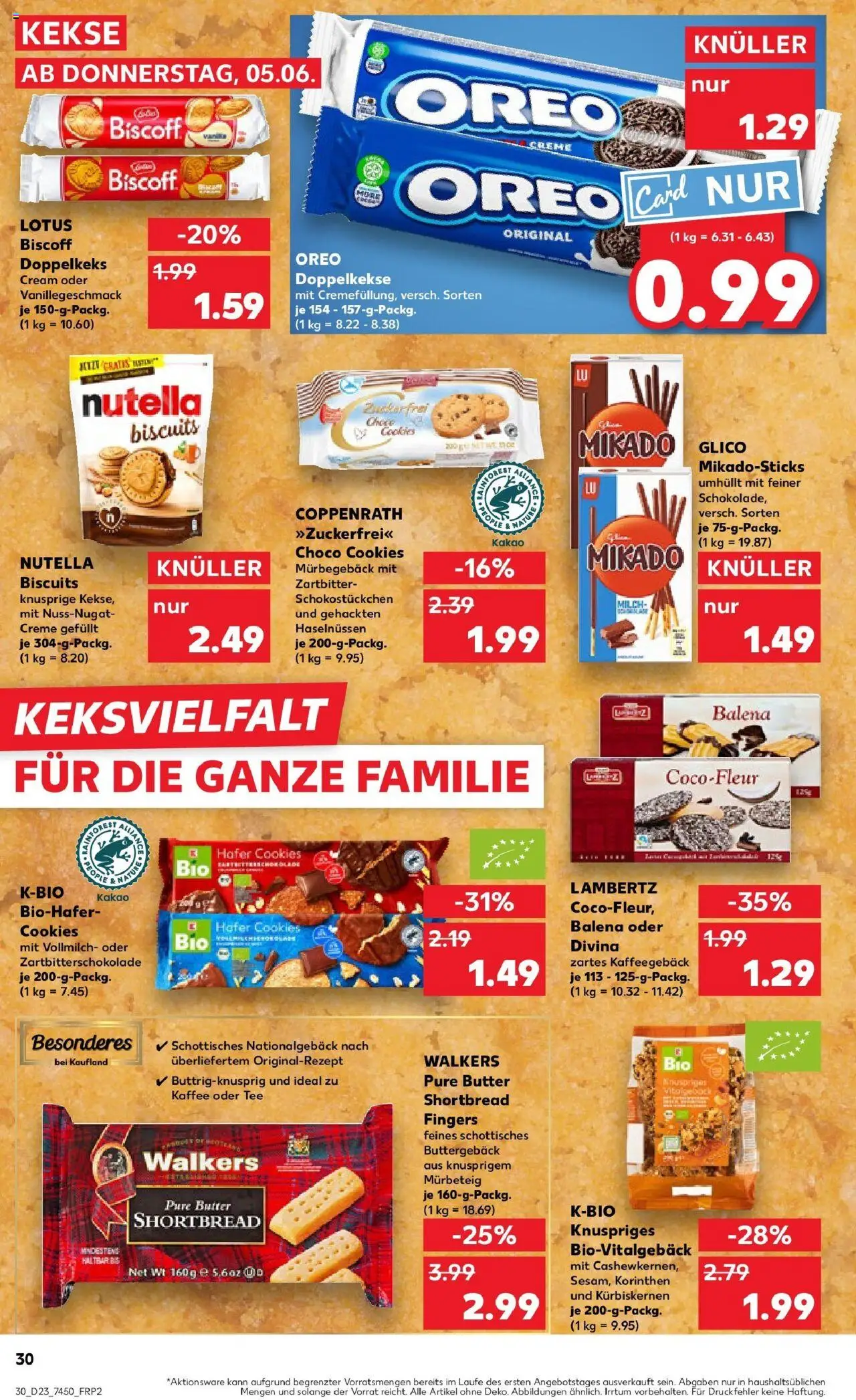 Kaufland prospekt Gummersbach	 - gültig ab dem 09.06.2025 | Seite: 45 | Produkte: Milch, Nutella, Tee, Kekse
