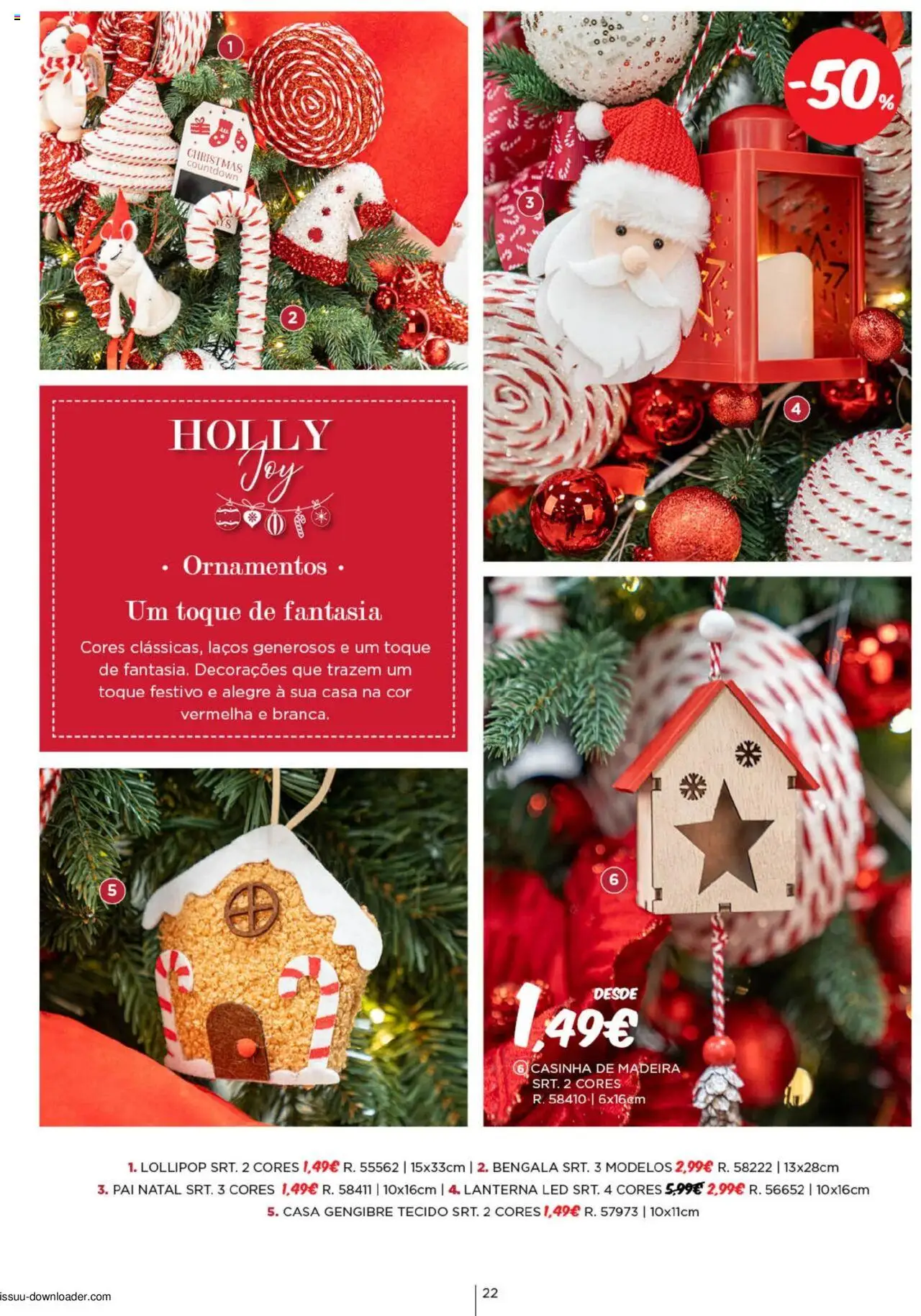 Espaço Casa Catálogo de Natal 2025 │ válido de 11.10.2025 | Página: 22 | Produtos: Lanterna