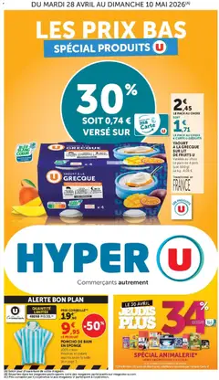 Hyper U - Prévisualisation de Hyper U catalogue valide à partir de 28.04.2026