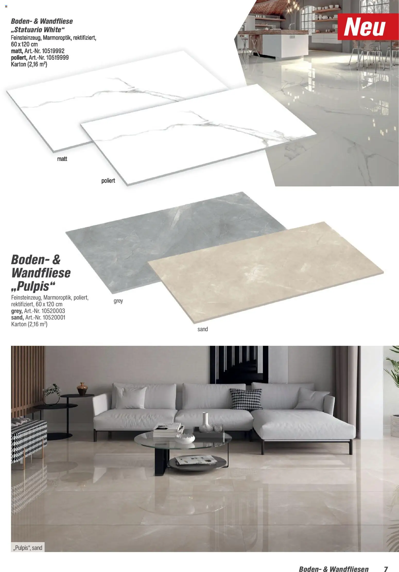 Toom Baumarkt Fliesen & Zubehör 2026 – gültig ab 01.01.2026 | Seite: 7