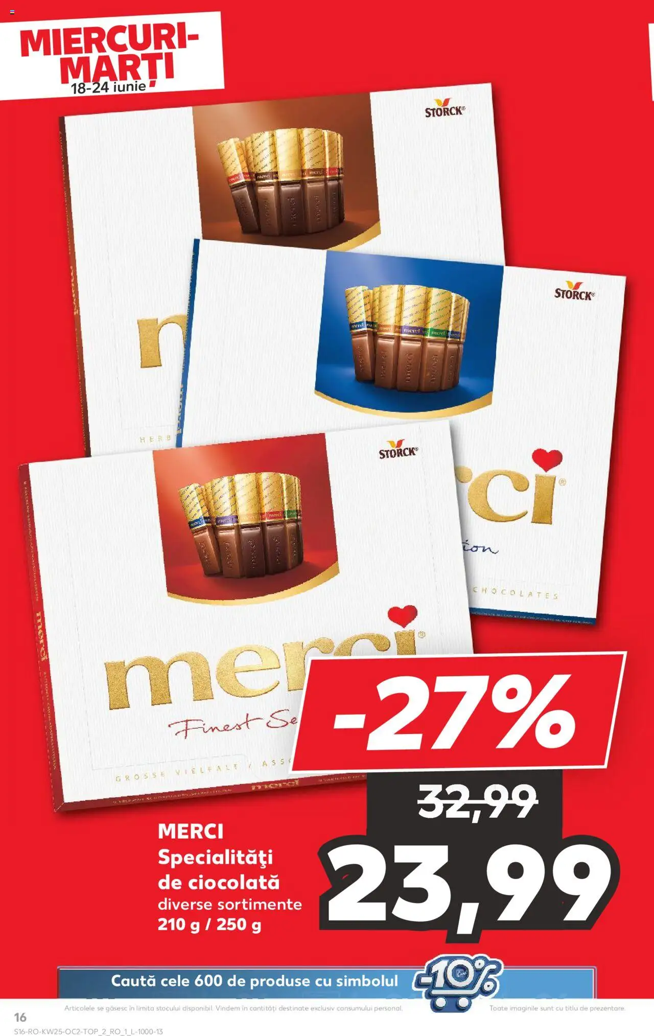 Kaufland RO akciós ujság - amely érvényes a következő dátumtól: 18.06.2025 | Oldal: 16