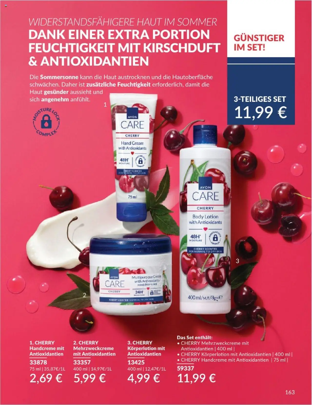 AVON Katalog August 2025 - gültig ab dem 01.08.2025 | Seite: 165 | Produkte: Handcreme, Body Lotion, Körperlotion