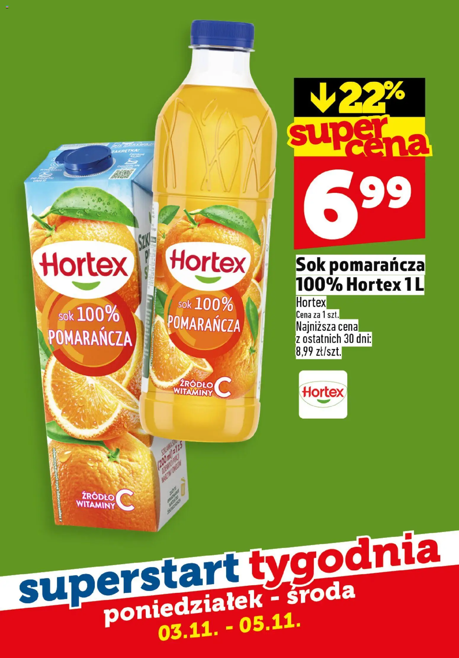 Topaz Gazetka - Superstart tygodnia od 03.11.2025 | Strona: 6 | Produkty: Sok