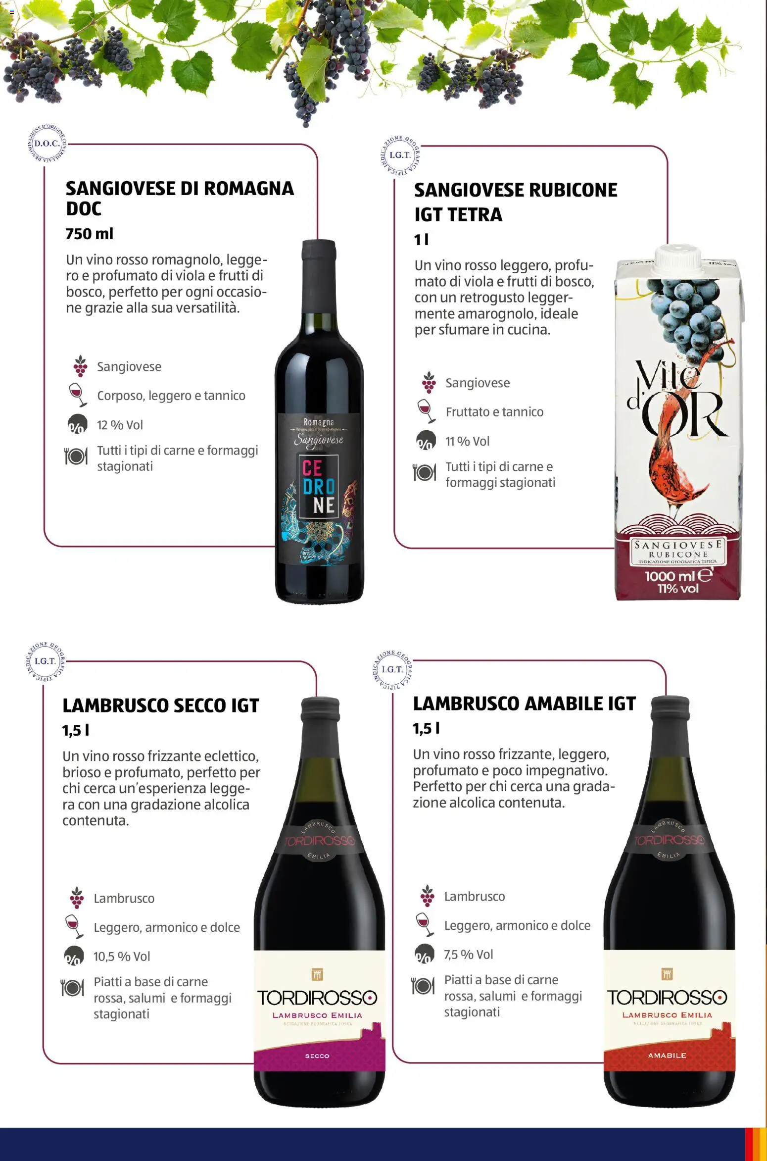Volantino Aldi del 12.01.2026 | Pagina: 24 | Prodotti: Vino, Vino rosso