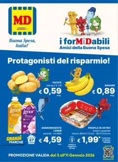 Anteprima del volantino MD Discount Macerata catalogo valido a partire dal 03.01.2026