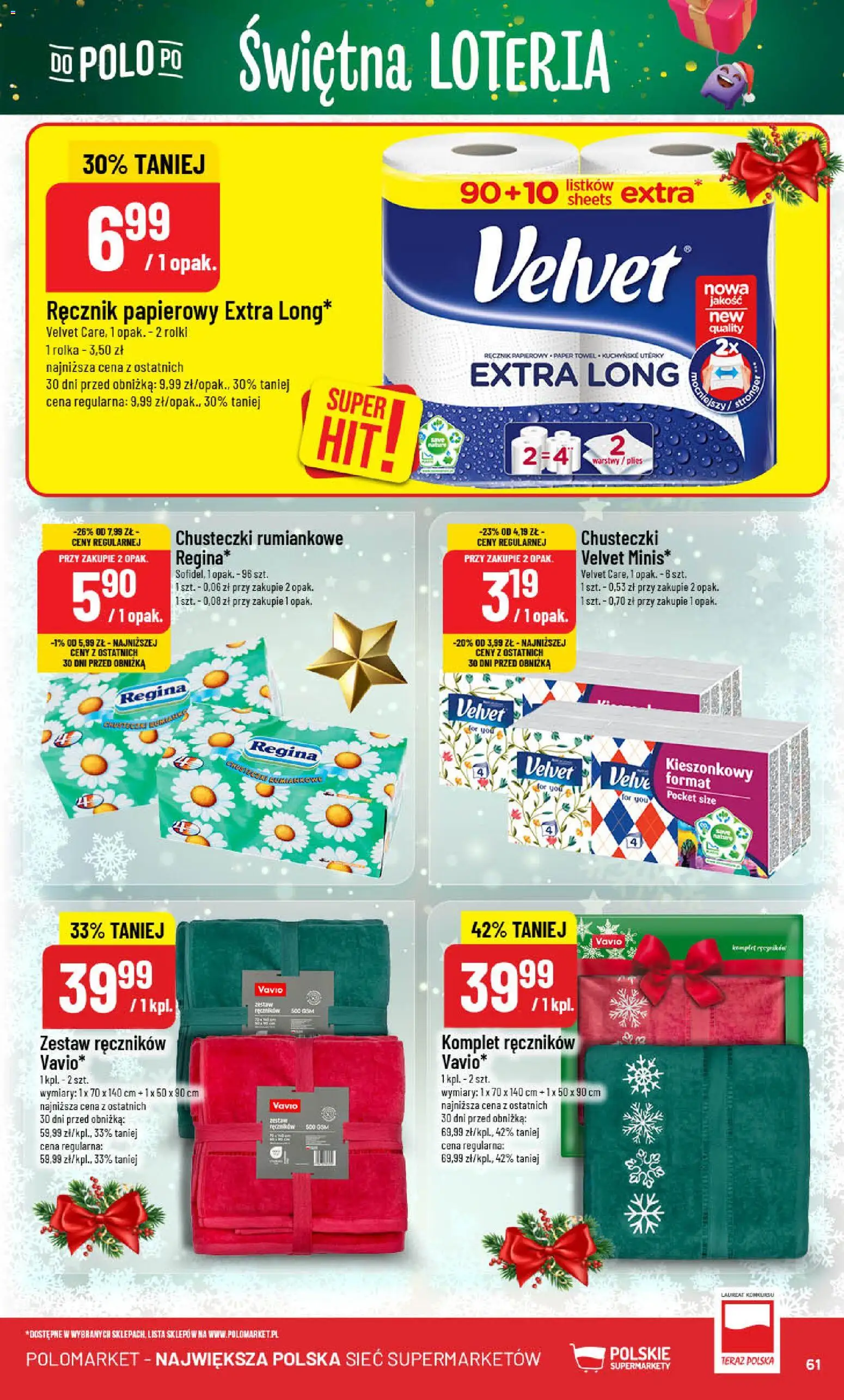 POLOmarket Gazetka od 17.12.2025 | Strona: 61 | Produkty: Rolki, Ręcznik papierowy