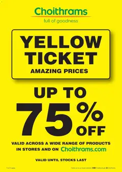 Preview of Choithrams offers valid from 10.01.2026