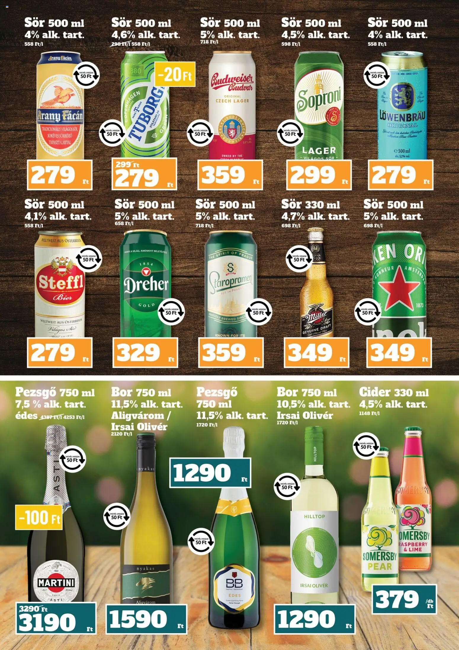 Family Diszkont akciós ujság - amely érvényes a következő dátumtól: 26.02.2026 | Oldal: 13 | Termékek: Lime, Pezsgő, Cider, Sör