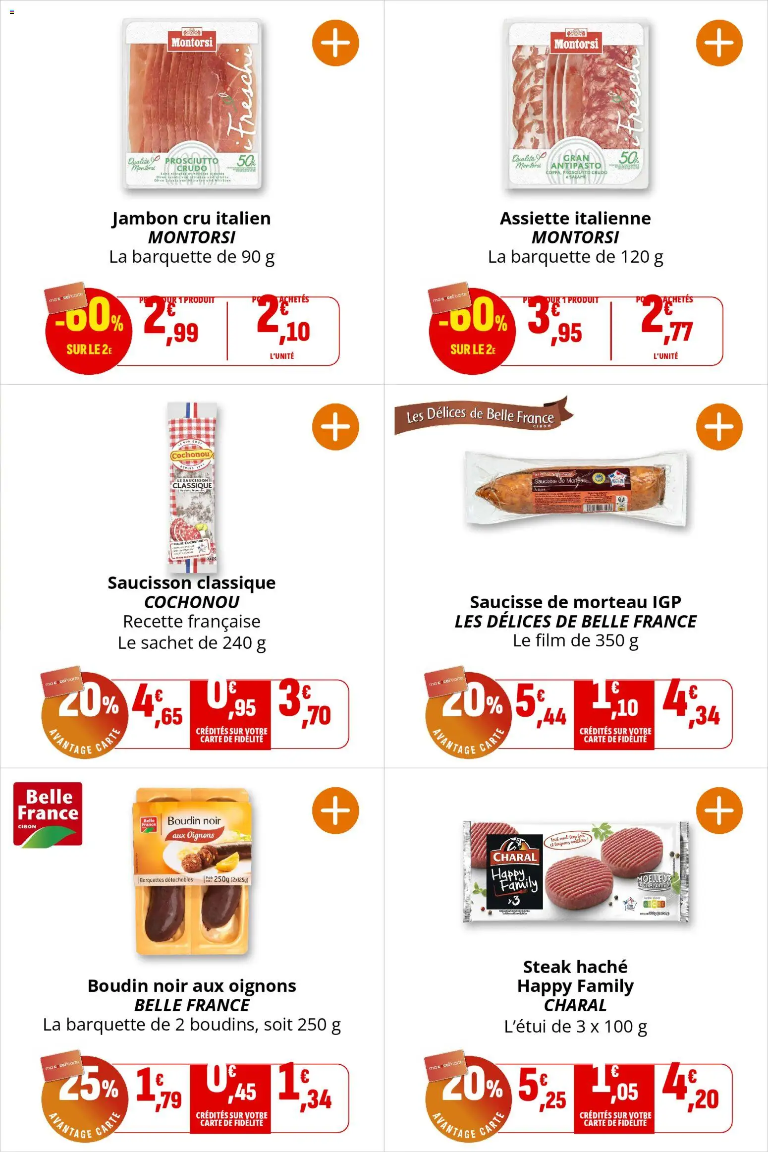 {H1} | Page: 10 | Produits: Saucisson, Jambon, Saucisse, Thé