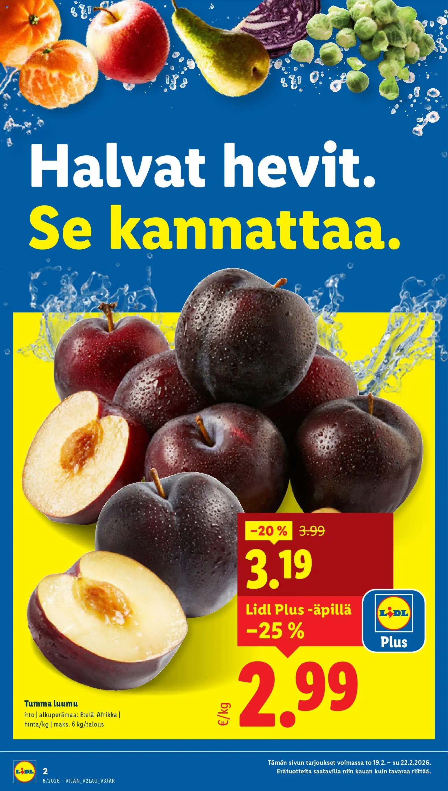 Lidl tarjoukset - Rovaniemi – voimassa 19.02.2026 alkaen | Sivu: 2
