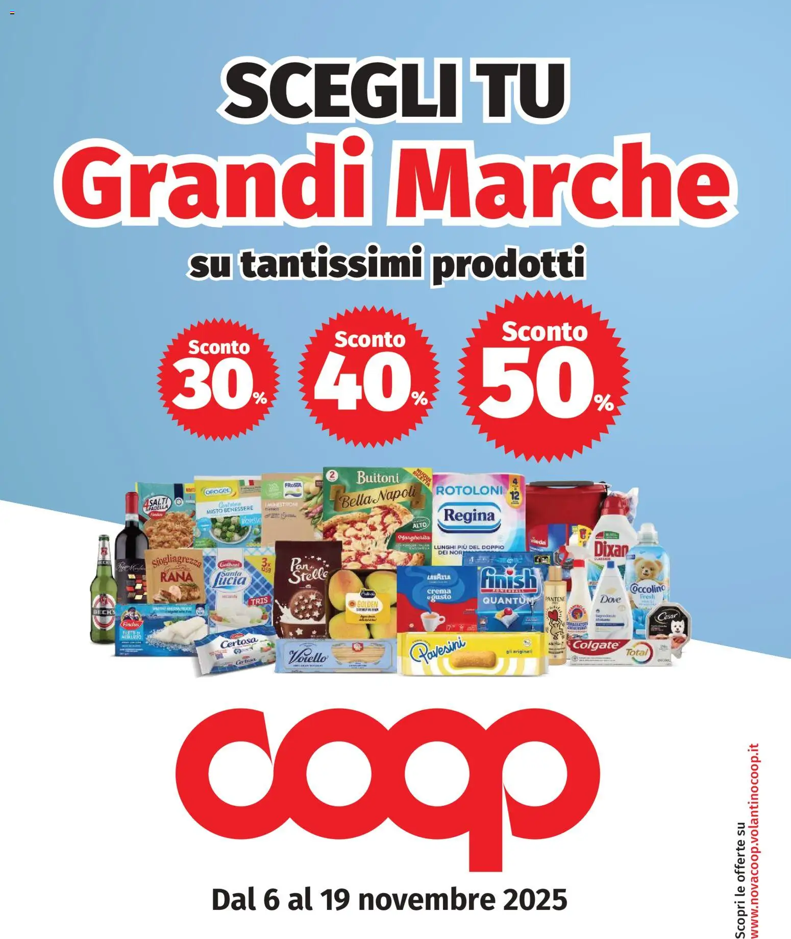 Volantino COOP del 06.11.2025 | Pagina: 1 | Prodotti: Crema, Lavazza