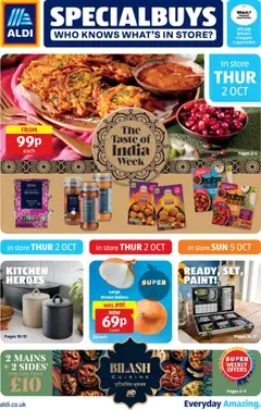 Preview of Aldi - Weekly offers UK Specialbuys valid from 02.10.2025