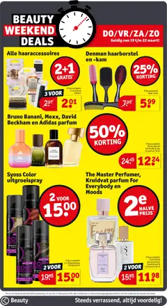 Bruno Banani, Mexx, David Beckham en Adidas parfum, Bruno Banani, Mexx, David Beckham and Adidas perfume - Voorbeeld van een folder van Kruidvat, geldig van 17.03.2026 | Pagina: 14 | Producten: Parfum, Eau de toilette, Kan