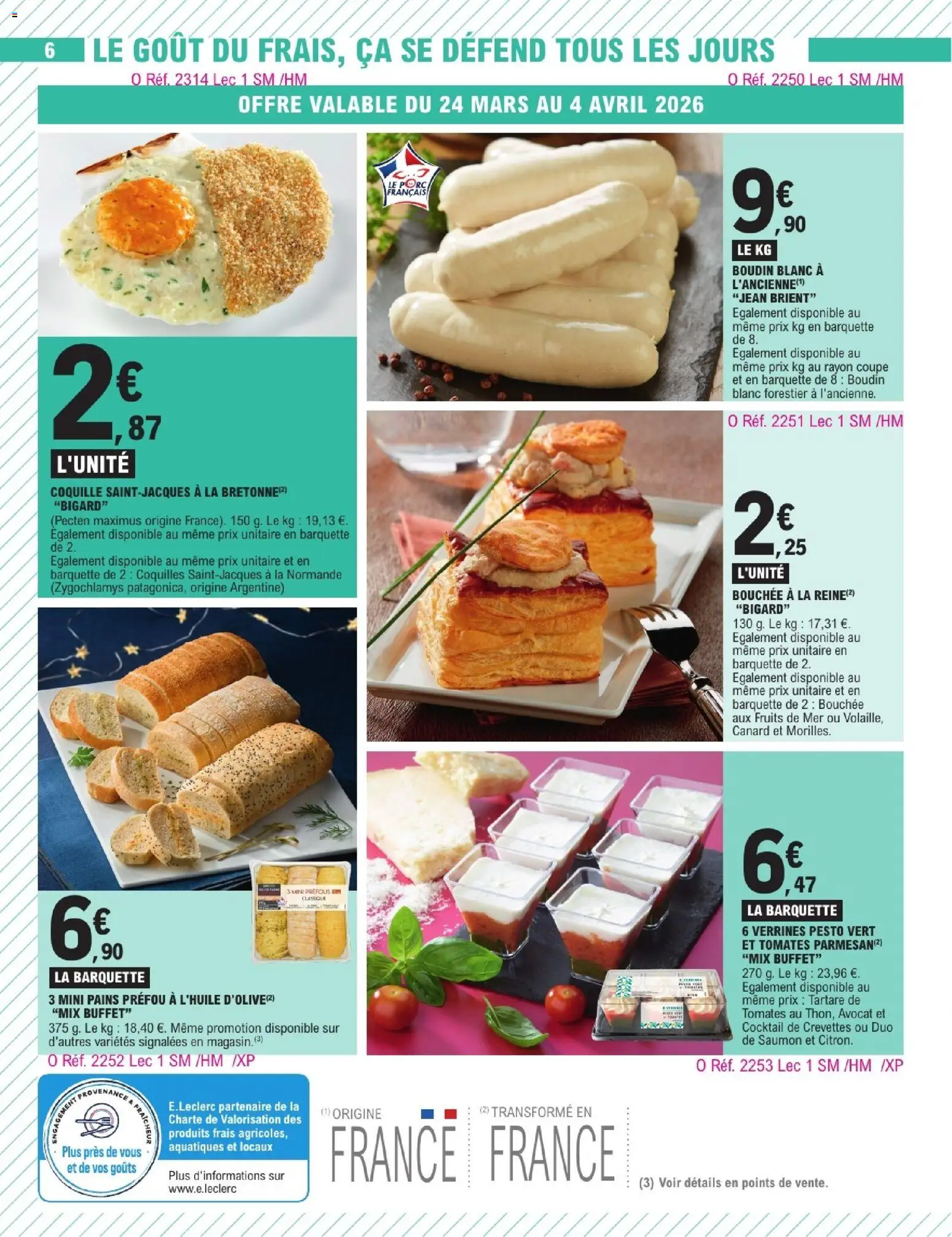 {H1} | Page: 6 | Produits: Avocat, Pesto, Verrines, Tomates