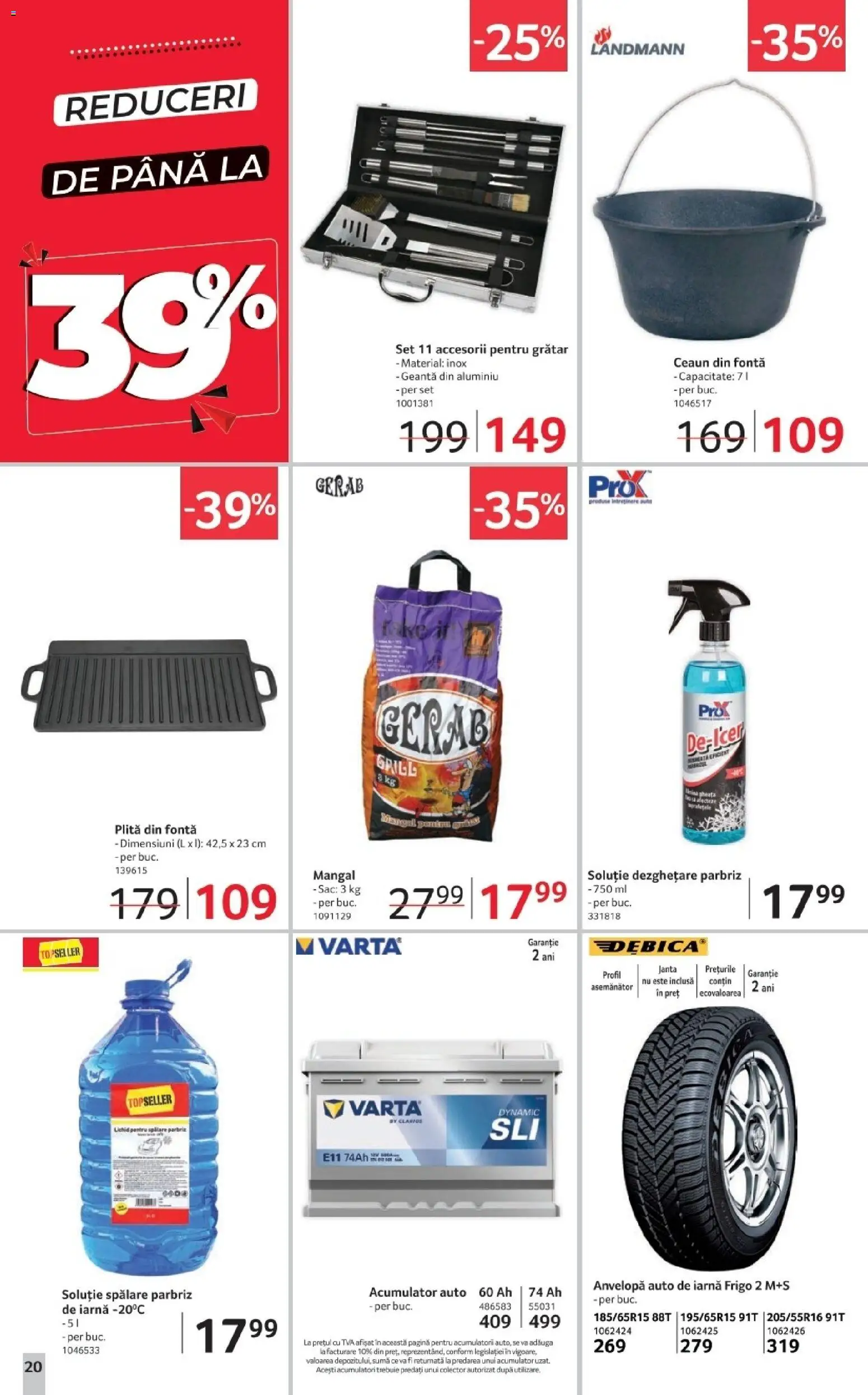 Noul catalog Selgros – valabil de la 28.11.2025 | Pagină: 20 | Produse: Geantă, Plită, Grill, Grătar
