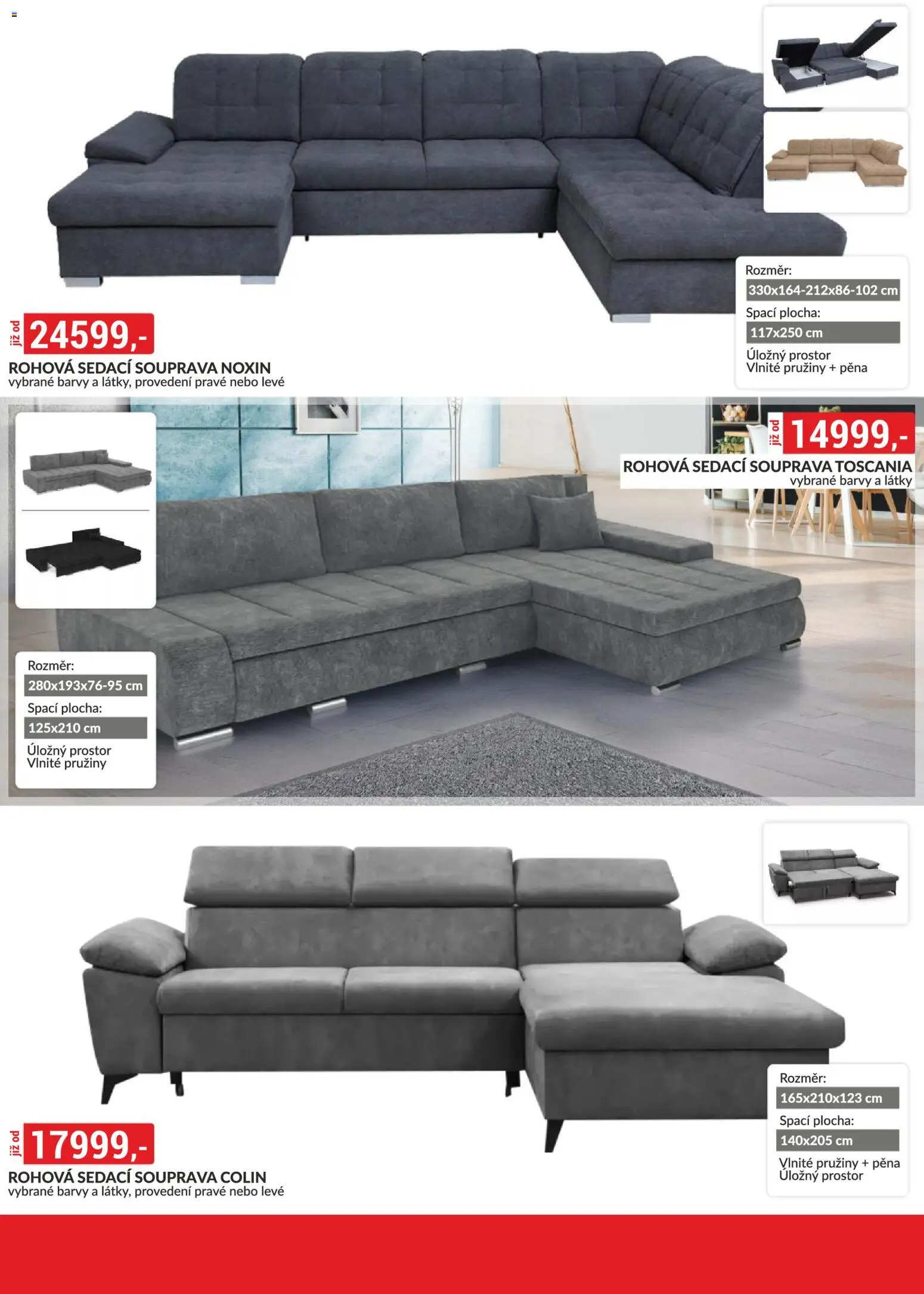 BAUMAX leták - Objevte svět nábytku od 01.04.2026 | Strana: 8 | Produkty: Sedací souprava, Barvy