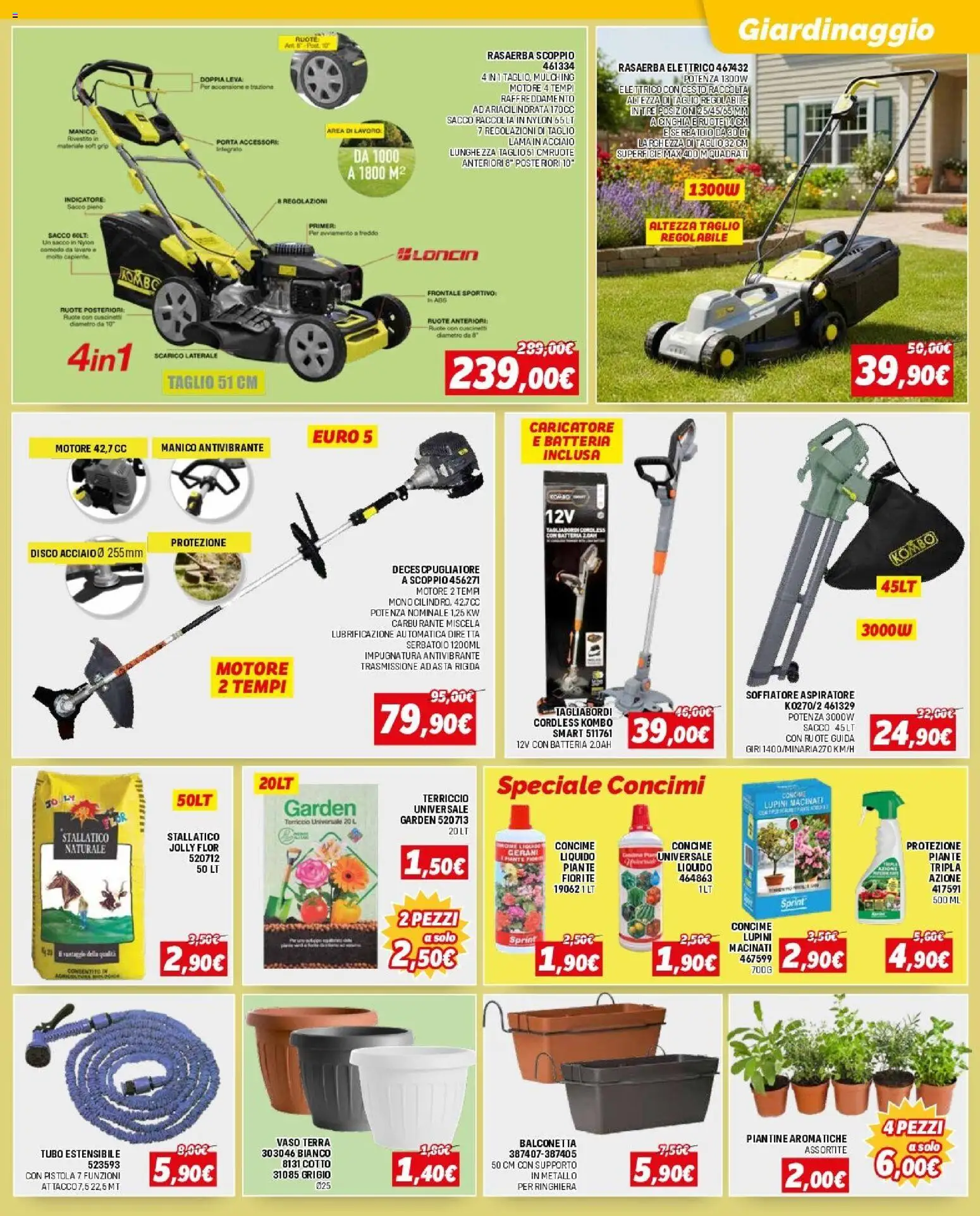 Volantino Orizzonte del 09.04.2026 | Pagina: 11 | Prodotti: Sale, Tubo, Disco, Terra