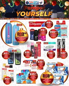 Take n Pay specials catalogue – valid from 08.12.2025 | Page: 23 | Products: Pants, Pads, Multivitamins, Mouth wash