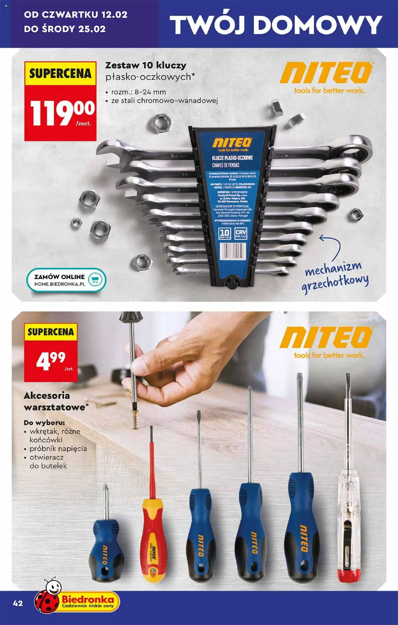 Biedronka gazetka - Hity i inspiracje od 07.02.2026 | Strona: 42