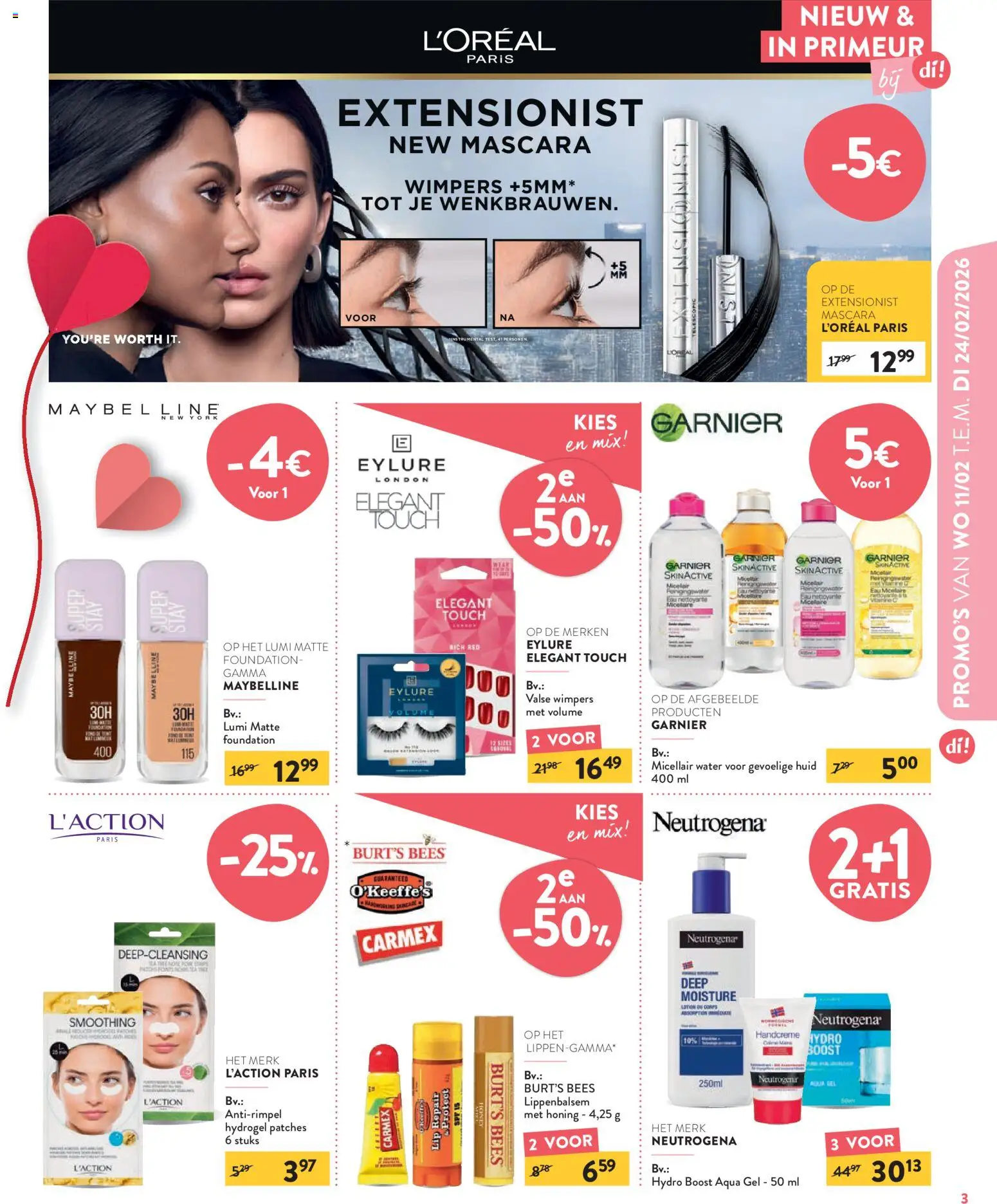 {H1} | Pagina: 3 | Producten: Gel, Boost, Mascara, Handcrème