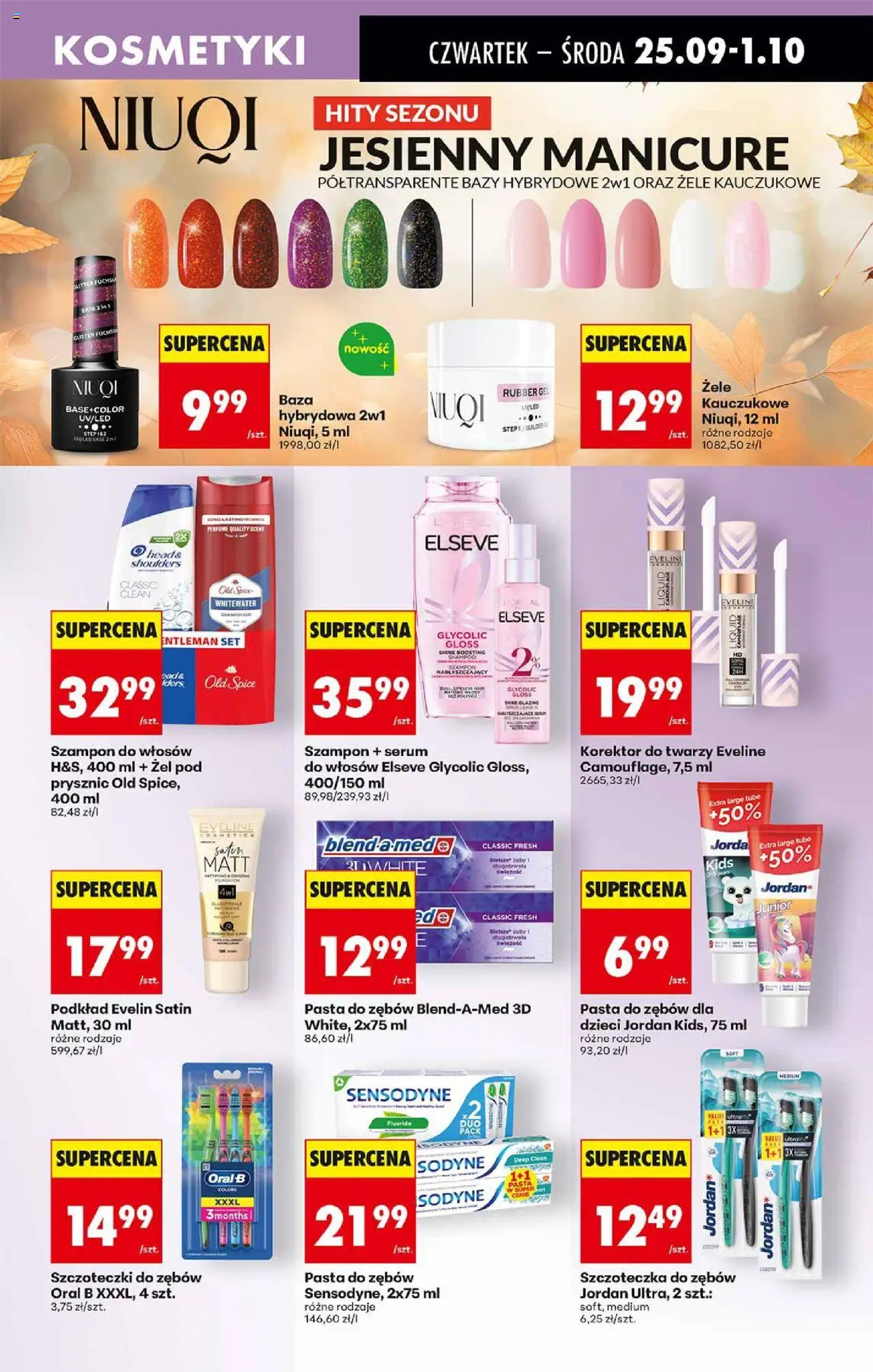 Biedronka gazetka - Oferta w tym tygodniu od 25.09.2025 | Strona: 63 | Produkty: Korektor, Szampon, Żel pod prysznic, Szczoteczka do zębów