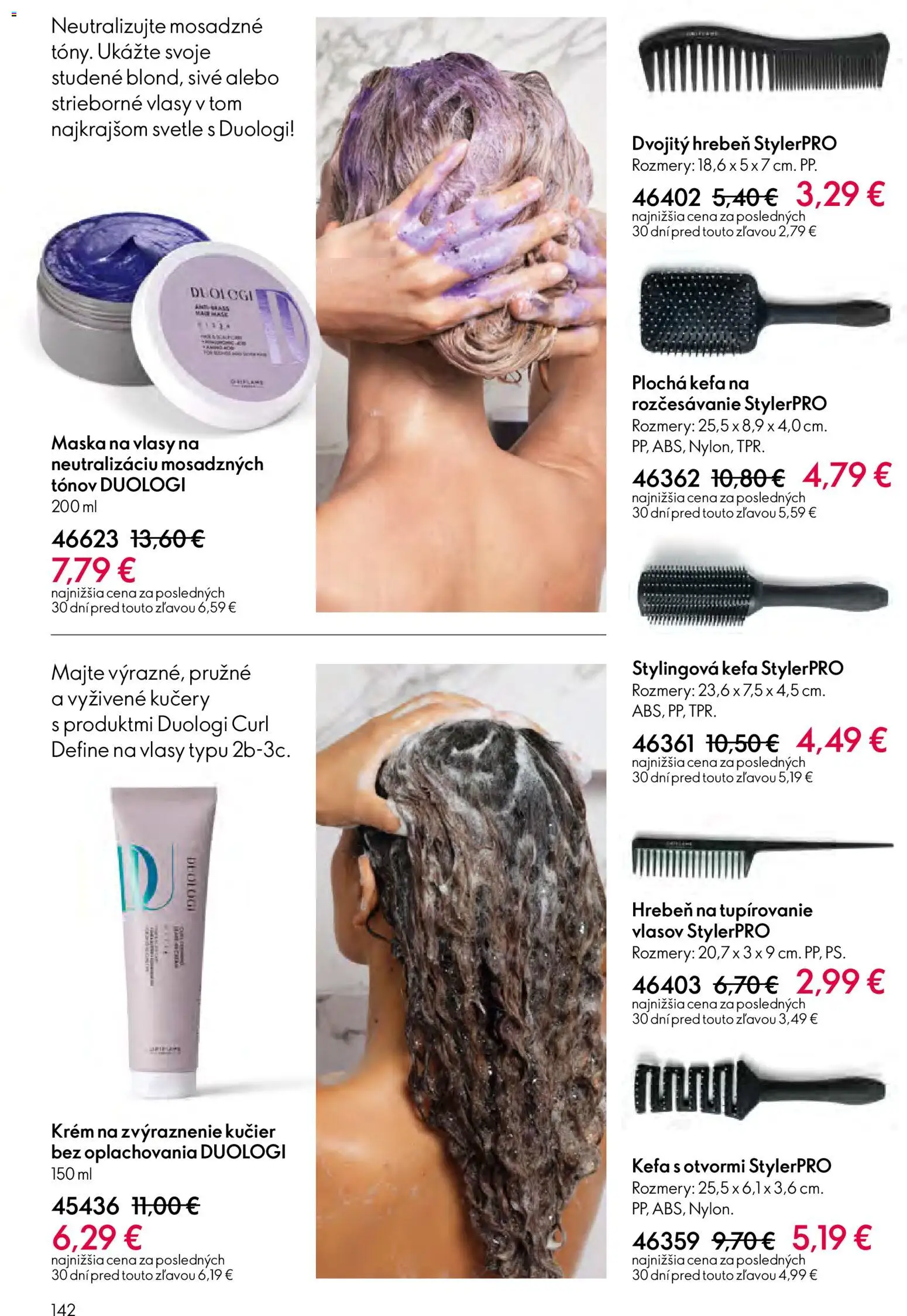 Nové Oriflame akcie – leták je platný od 21.01.2026 | Strana: 142 | Produkty: Maska na vlasy, Hrebeň, Maska, Krém