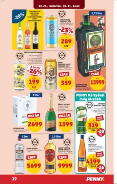 OSTOROS BOR, olaszrizling, irsai olivér 3 liter, 900 Ft/liter - amely érvényes a következő dátumtól: 26.03.2026 | Oldal: 23