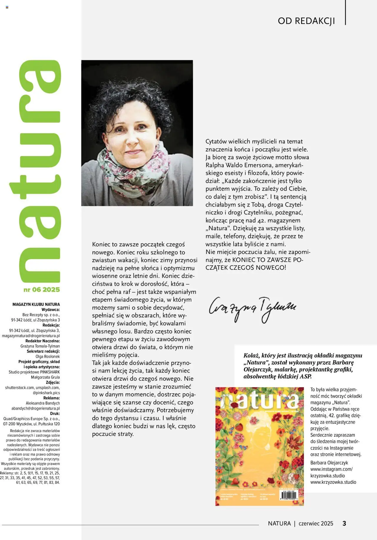 Drogerie Natura Gazetka - Magazyn Klubu Natura 06 od 01.06.2025 | Strona: 3 | Produkty: Makijaż