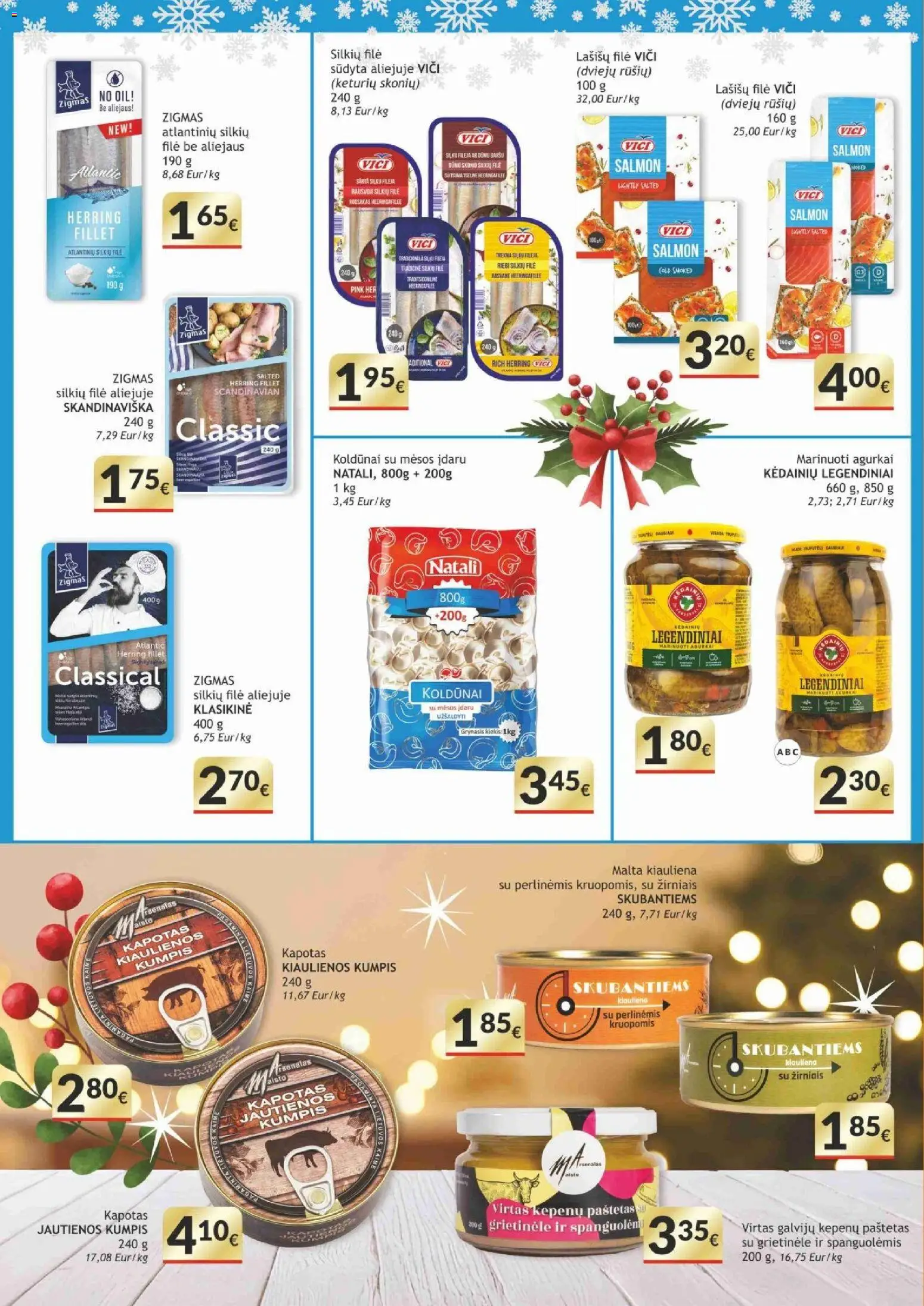 Koops akcijos nuo 15.12.2025 | Puslapis: 16 | Prekių: Grietinėlė, Kiaulienos, Kumpis, Kiauliena