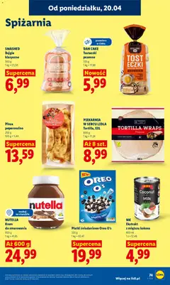 Pogląd oferty "Pinsa peperoncino, Pinsa with peperoncino, 250 g" - ważna od 20.04.2026 | Strona: 77