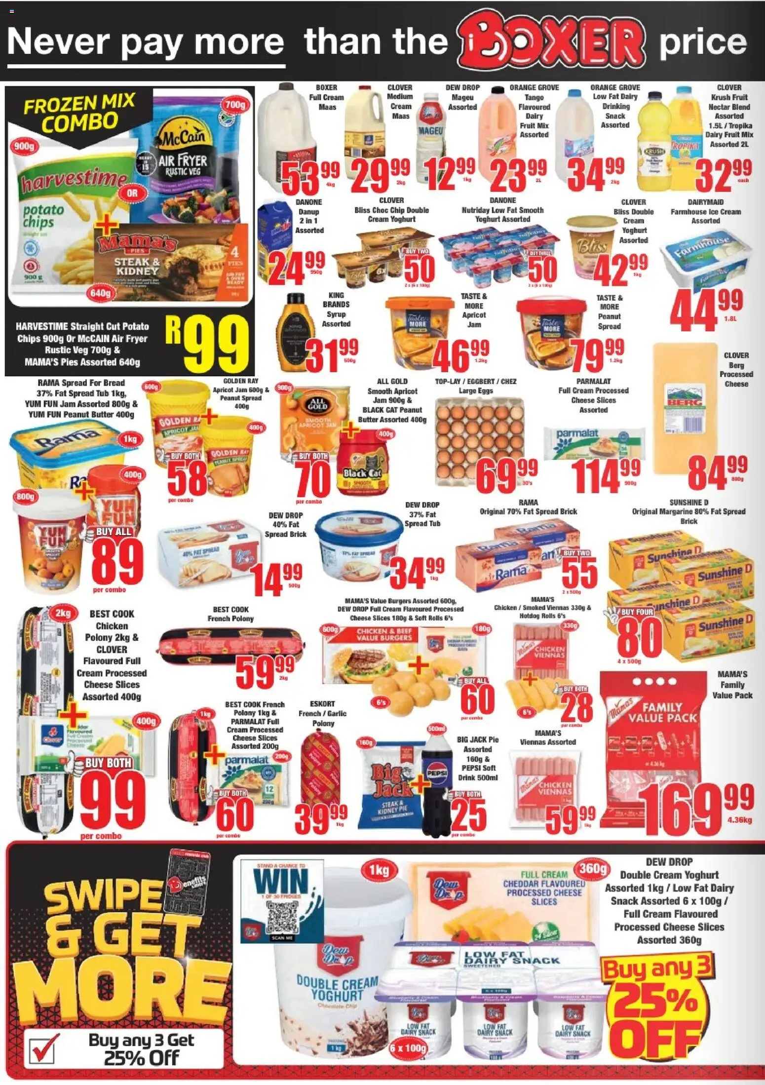 New Boxer catalogue – valid from 23.02.2026 | Page: 4 | Products: Jam, Air fryer, Peanut butter, Garlic