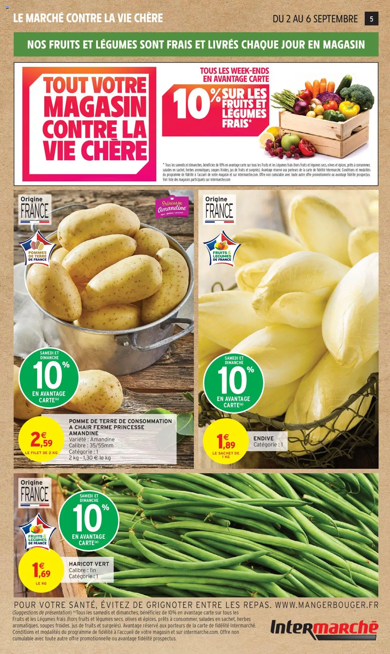  | Page: 5 | Produits: Olives, Pomme, Pomme de terre de consommation, Pommes