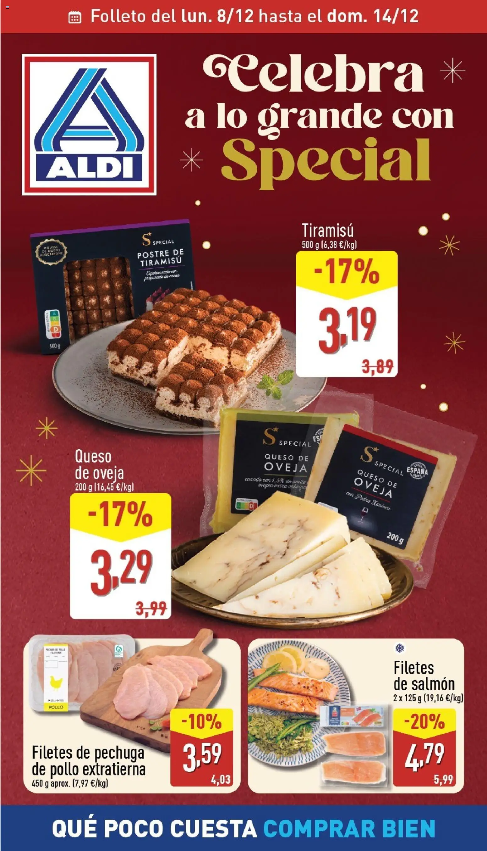 Aldi folleto Canarias │ válido desde el 08.12.2025 | Página: 1 | Productos: Queso de oveja, Queso, Aceite, Φρυγανιές σικάλεως