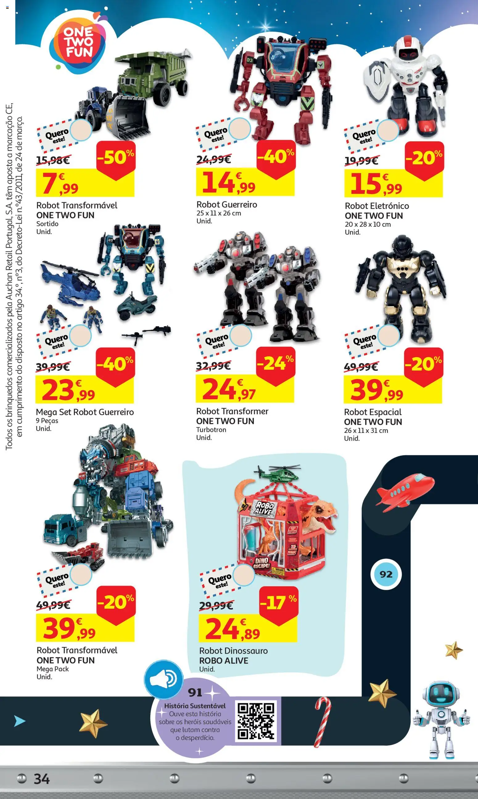 Auchan - A grande fábrica de Natal │ válido de 05.11.2025 | Página: 34 | Produtos: Robô