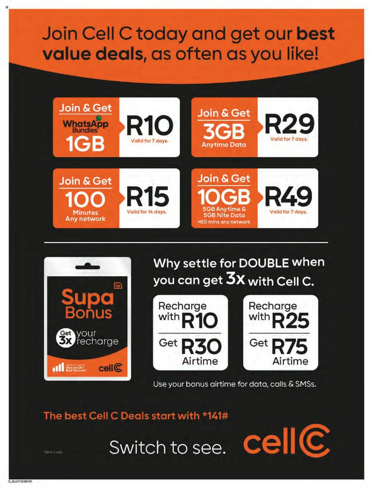 Pick n Pay - Cellular Specials │ valid from 11.08.2025 | Page: 6 | Products: Data, Switch