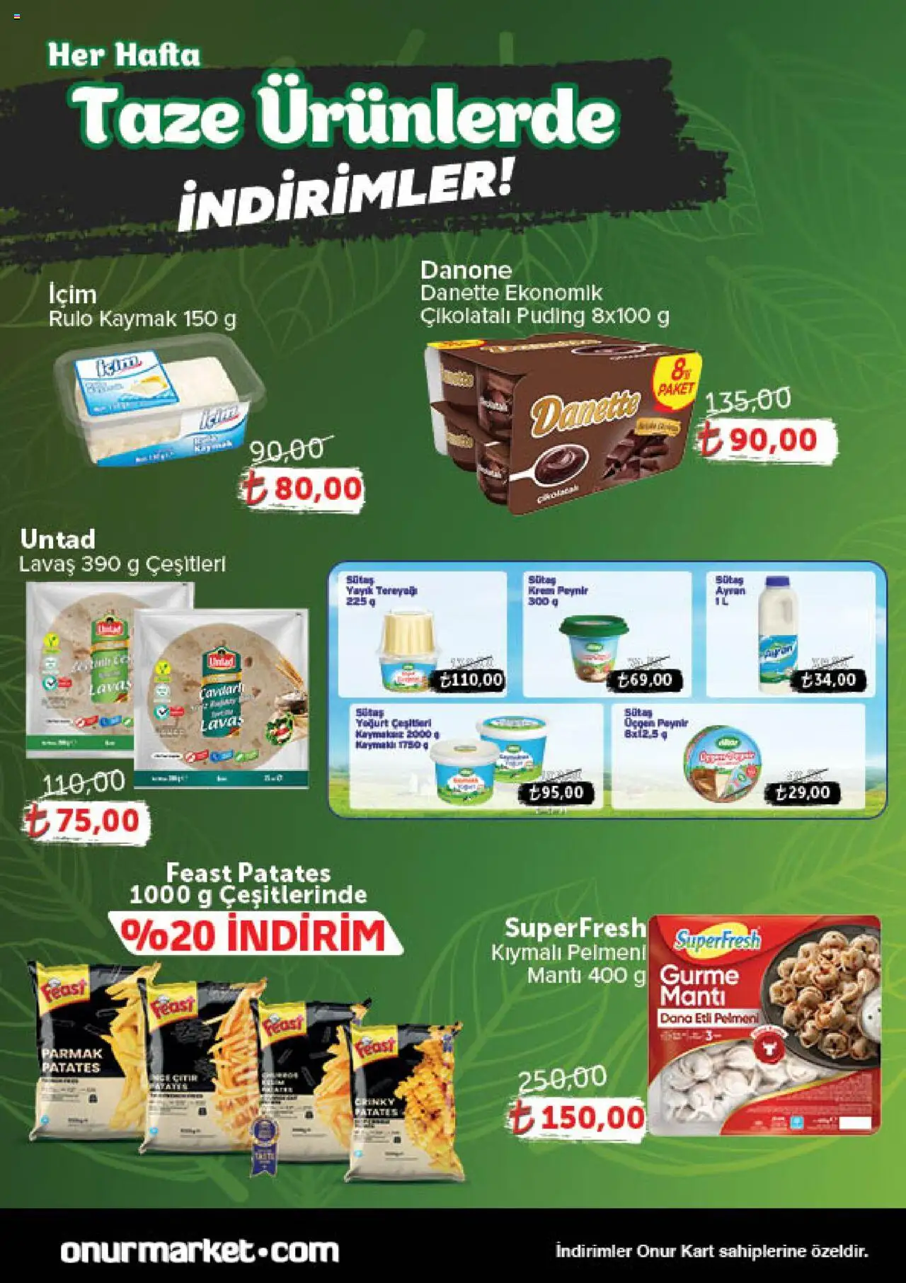 Onur Market Katalog Gurme - Istanbul - 16.10.2025 tarihinden itibaren geçerlidir | Sayfa: 3 | Ürünler: Krem, Peynir, Yoğurt, Patates