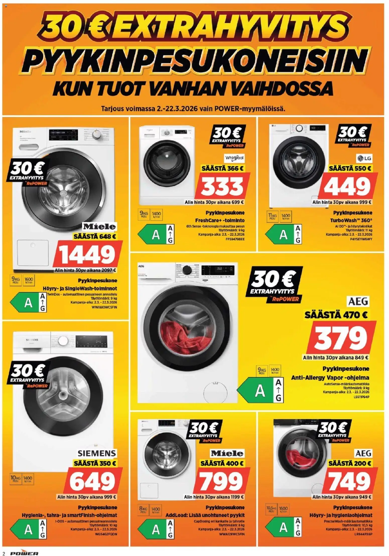 Power tarjoukset – voimassa 16.03.2026 alkaen | Sivu: 2