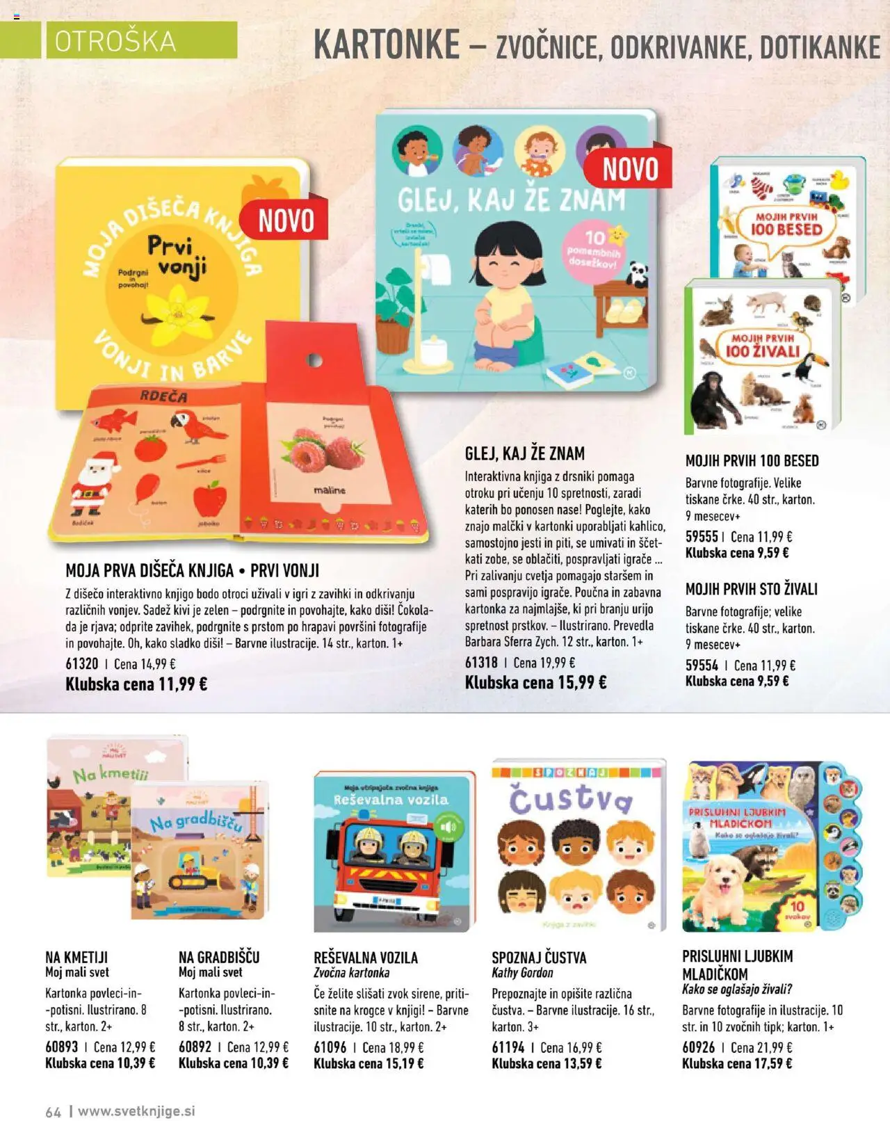Novi Svet knjige katalog ponudbe – veljaven od 01.10.2025 | Stran: 64 | Izdelki: Knjiga, Maline, Kivi