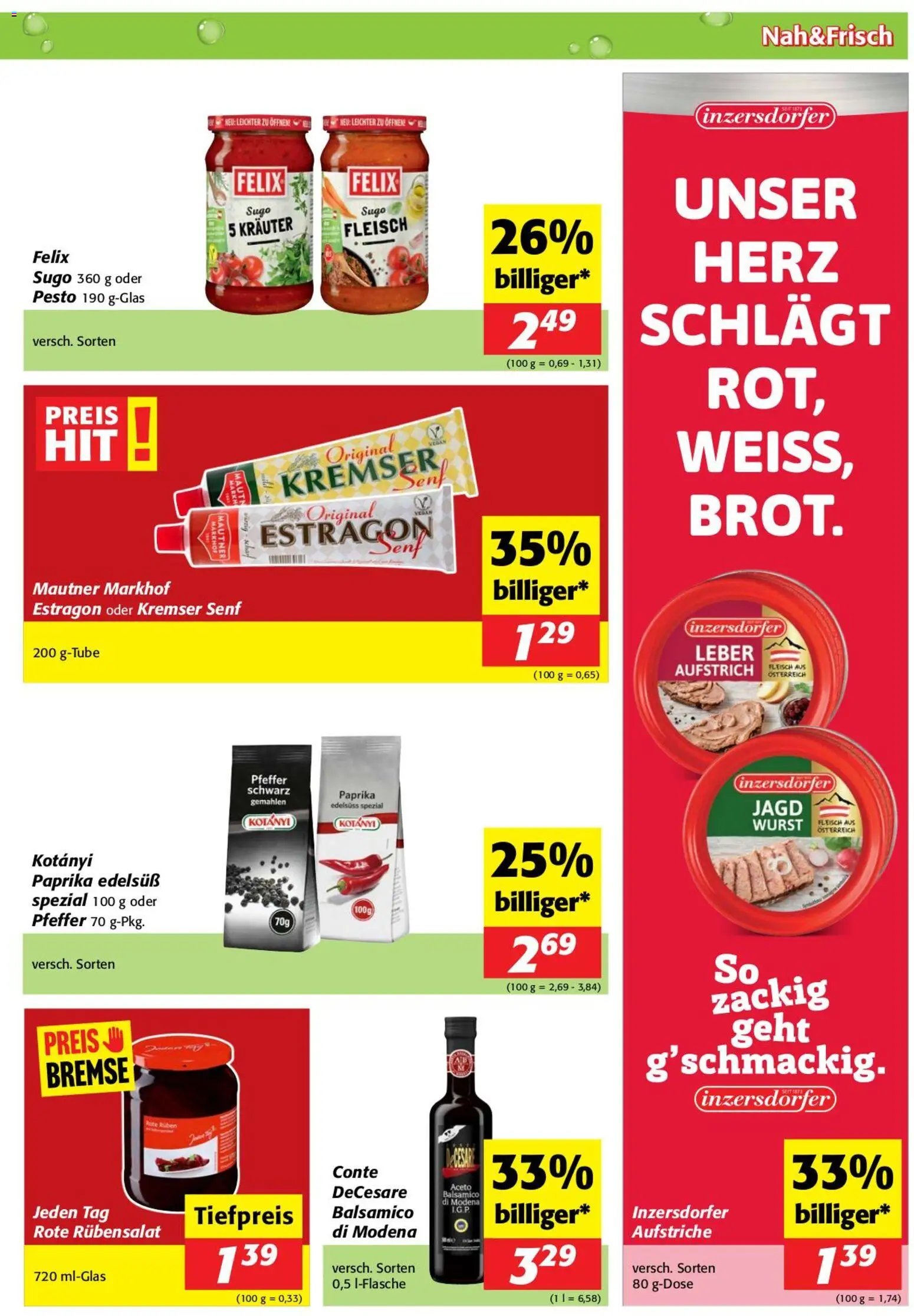 Nah und Frisch Flugblatt gültig ab 08.04.2026 | Seite: 5 | Produkte: Pfeffer, Wurst