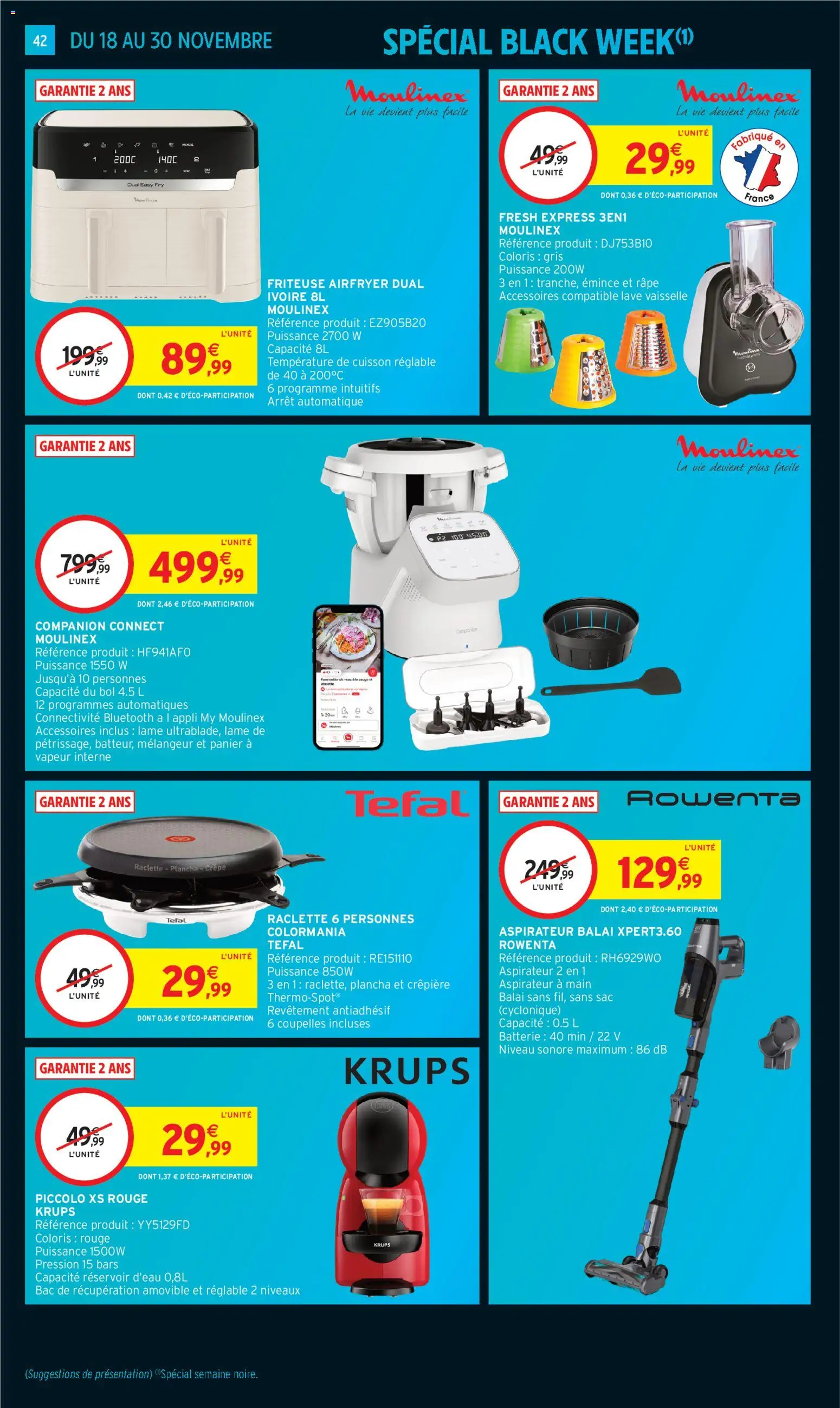 {H1} | Page: 42 | Produits: Sac, Friteuse, Bol, Crêpière